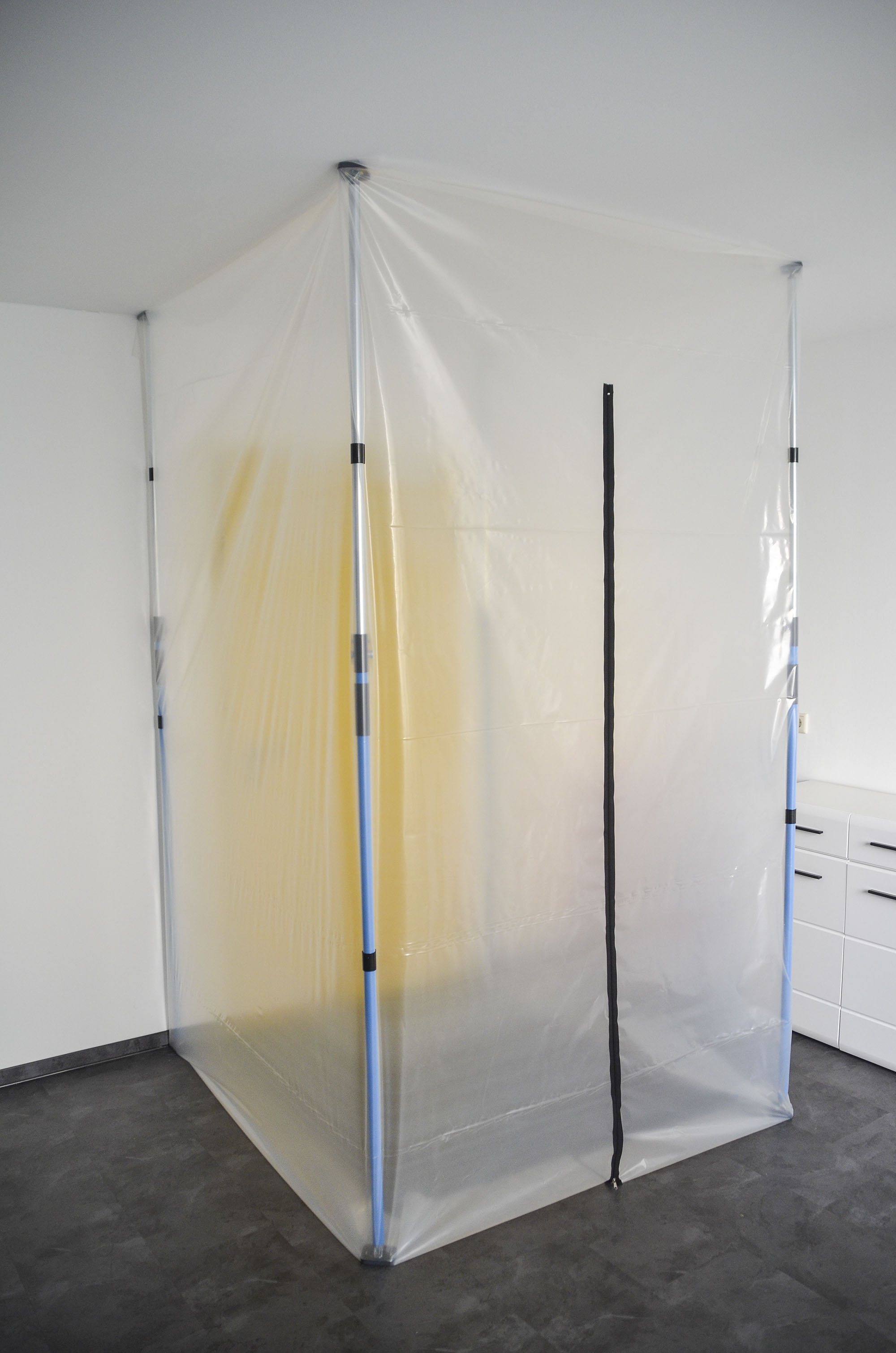 Zero Dust Staubschutzwand Set Renovierung 3,60 m x 5,00 m