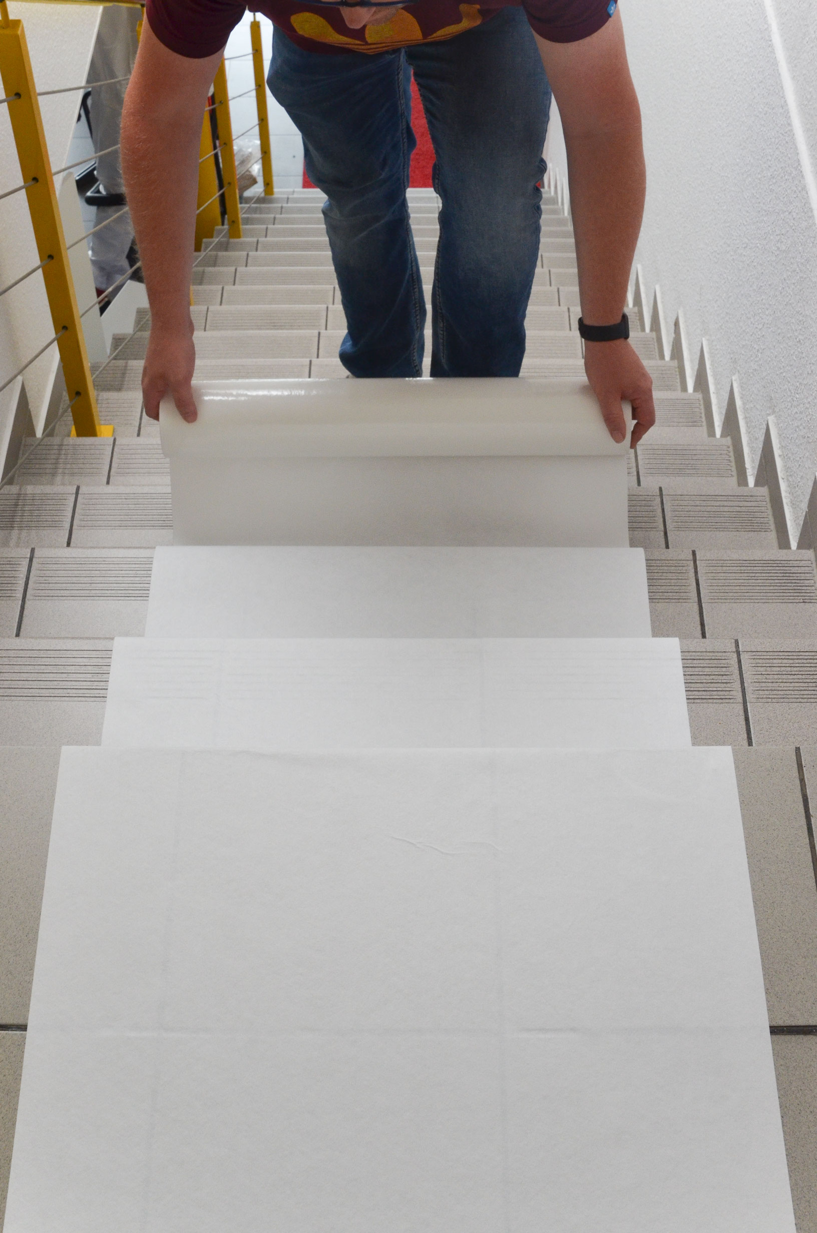 Zero Dust TreppKit easy 65 selbstklebendes Treppenschutzvlie