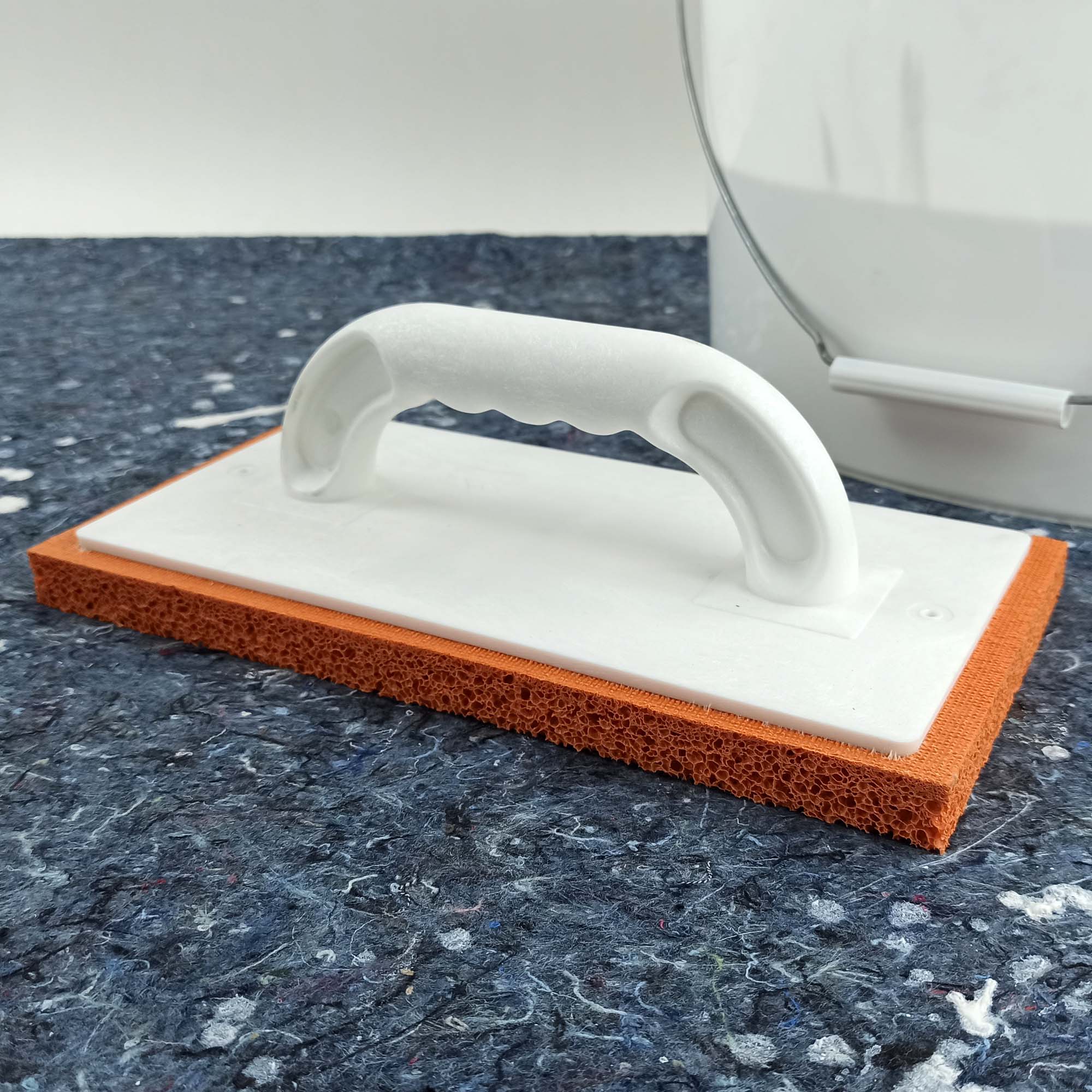 Reibebrett mit Schwammgummibelag 18 mm 280 x 140 mm von Zero