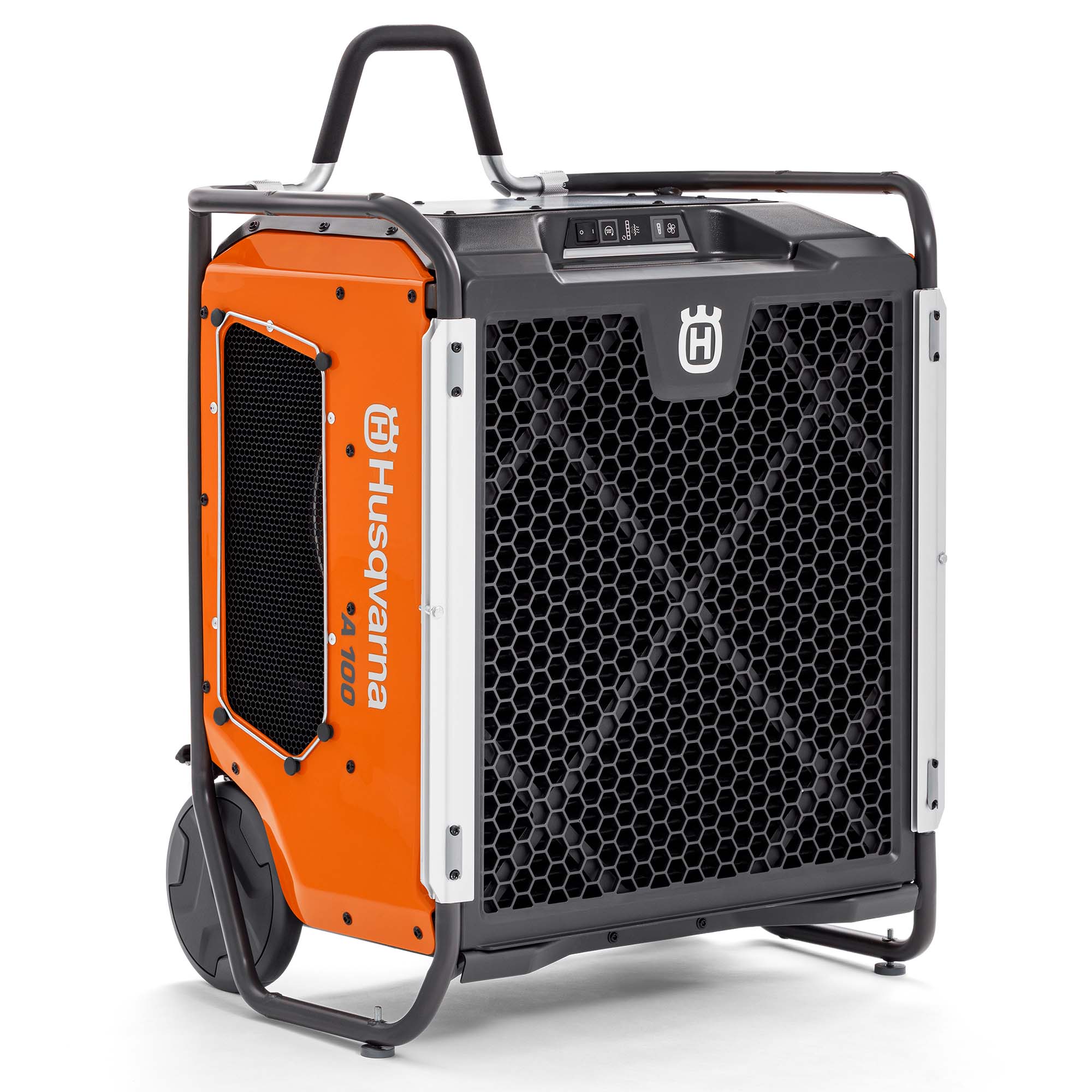 Husqvarna A100 Bau-Luftreiniger mit HEPA 13 Filter auf Rolle