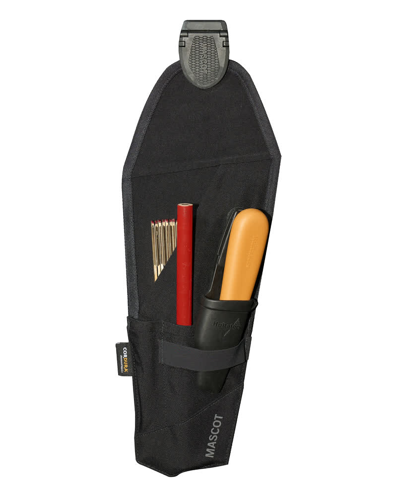 Schwarze MASCOT® CUSTOMIZED Hängetasche Zubehör Schwarz ONE mit mehreren Fächern zum sicheren Verstauen von Stiften und Werkzeugen