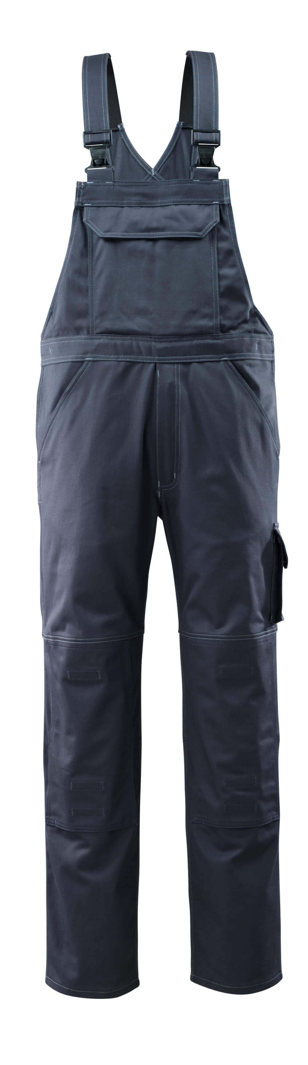MASCOT® Lowell INDUSTRY Latzhose mit Knietaschen aus Baumwolle in Dunkelanthrazit, robuste Arbeitslatzhose Größe 82C48