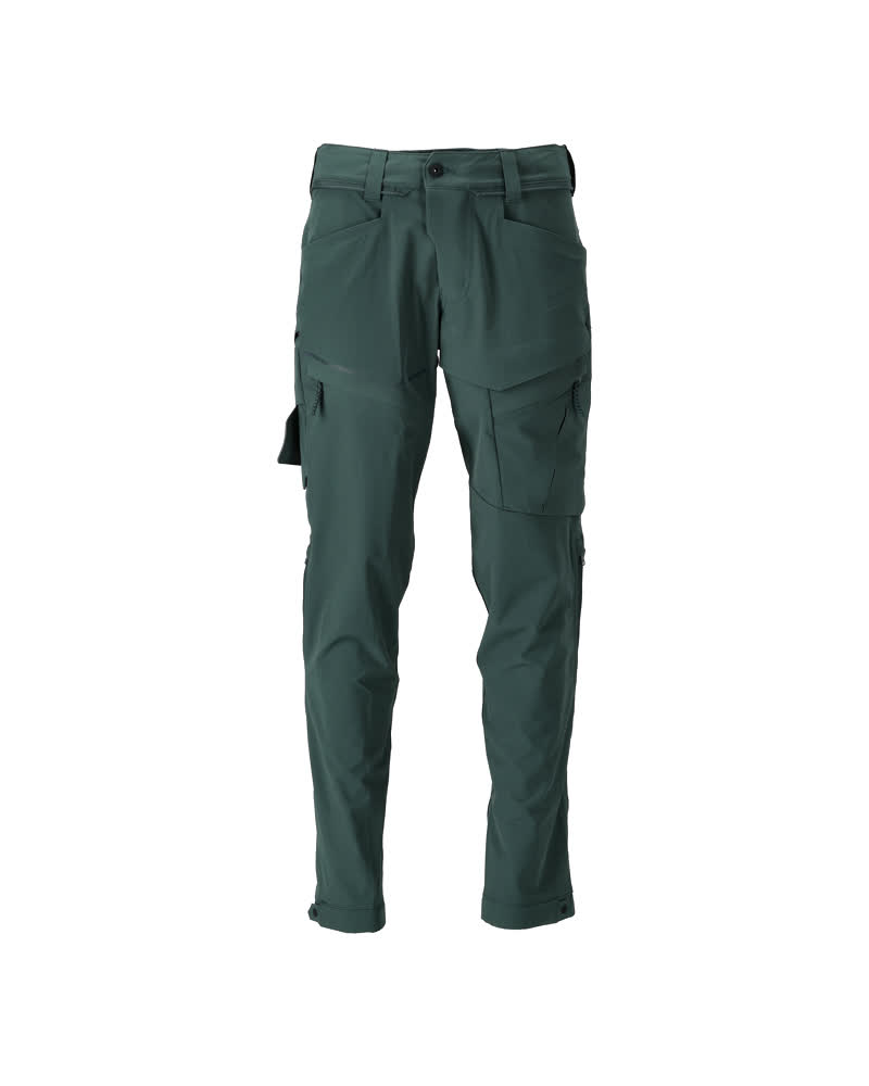 MASCOT® CUSTOMIZED Funktionshose in Nussbraun, robuste Arbeitsbekleidung 90C56 mit Stretch-Material, Cargotaschen und ergonomischer Passform für Handwerk und Industrie