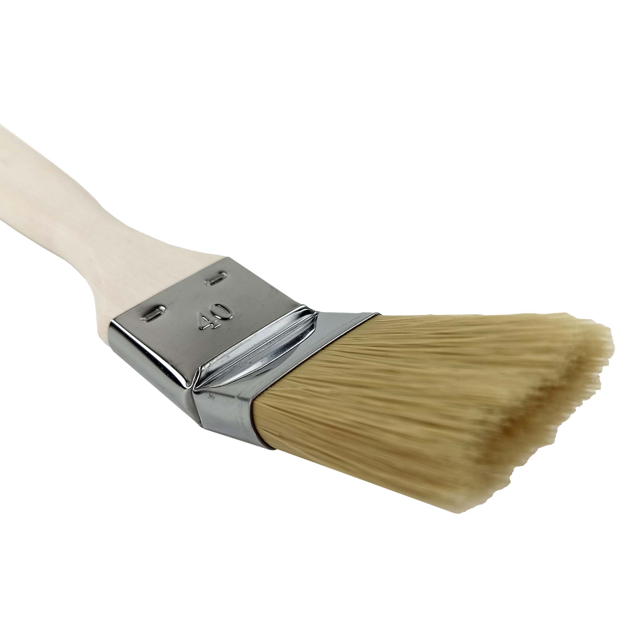 SynteMix Eckenpinsel 40 mm mit Mixborste und Holzstiel