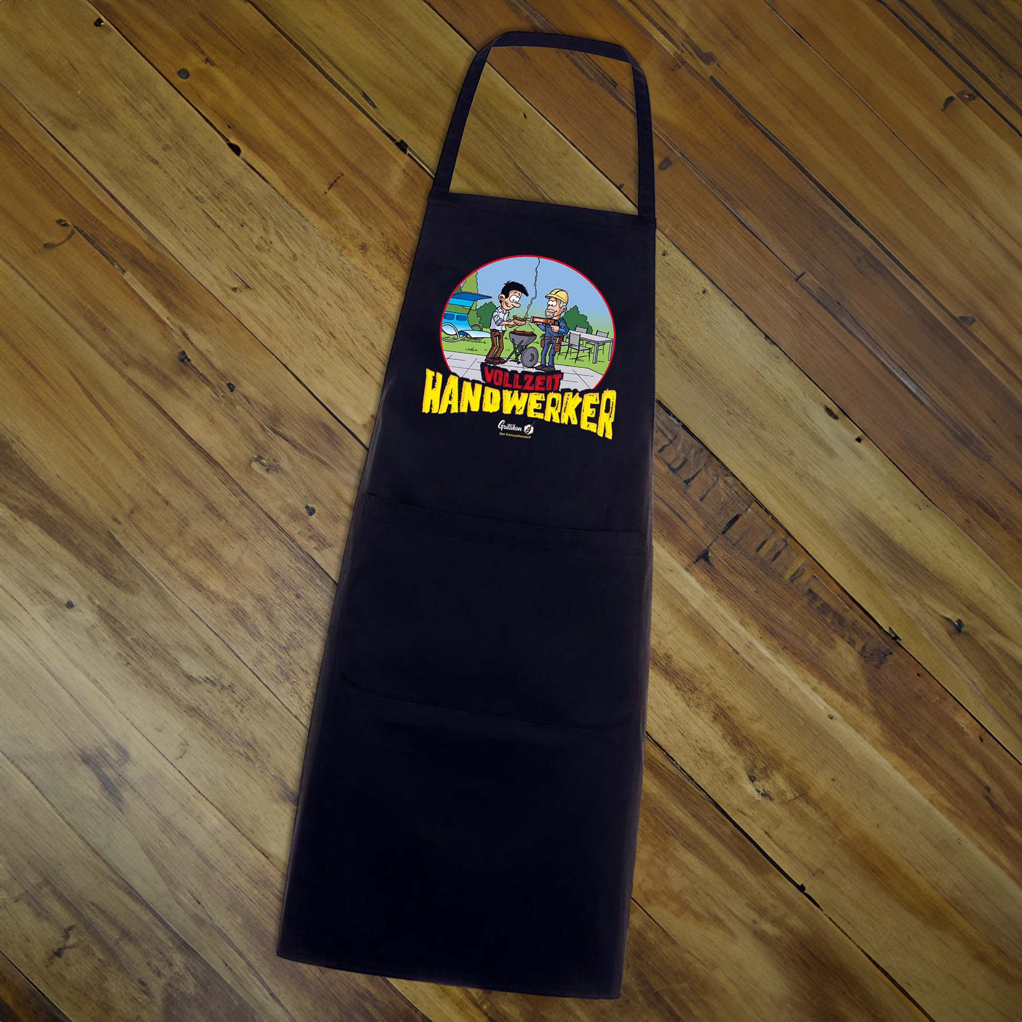 Grillikon Grillschürze Vollzeit-Handwerker für Grillmeister