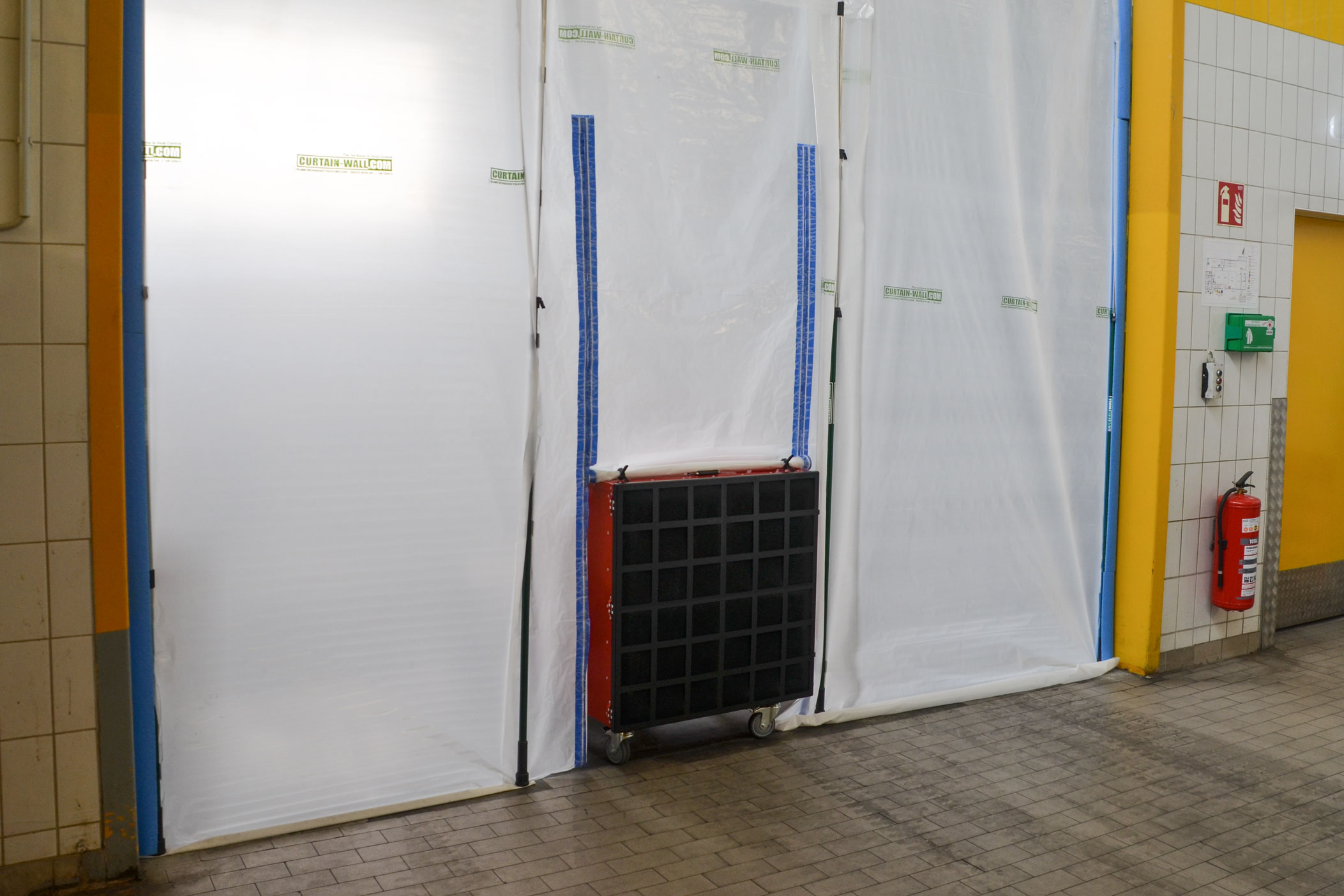 Bau-Luftreiniger Pullman Ermator A4000 mit HEPA 13 Filter