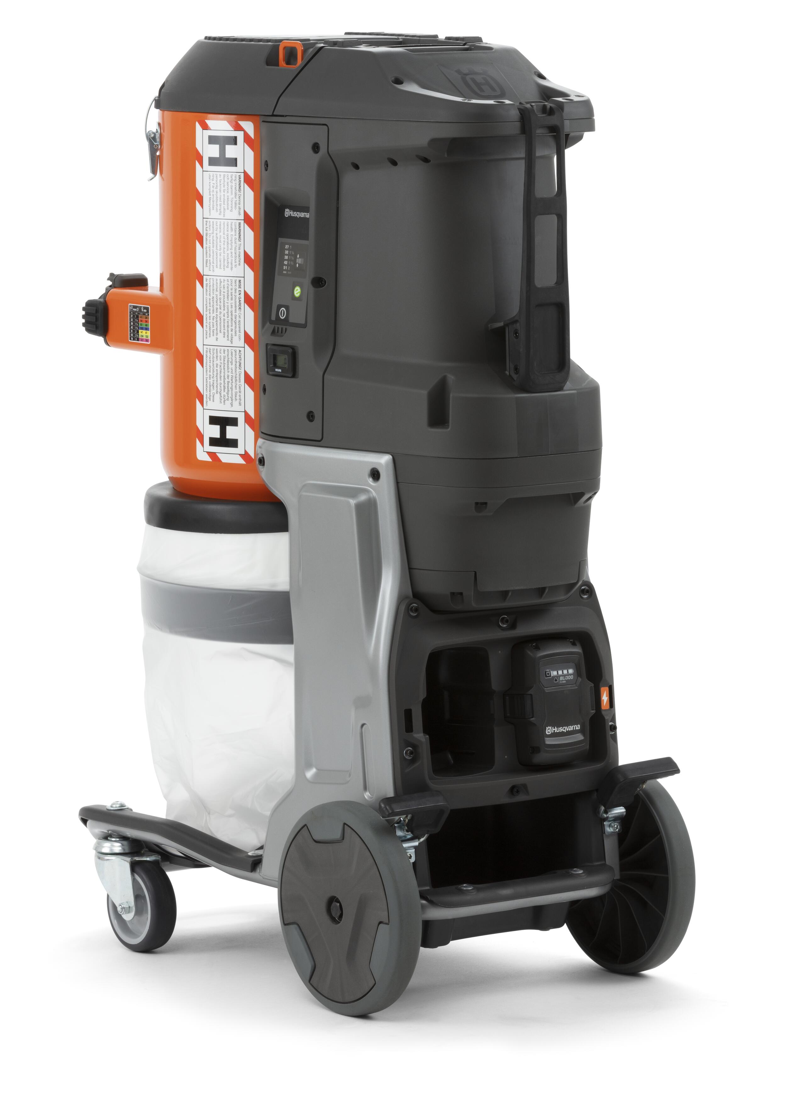 Husqvarna DE110i mobiler Akku Staubsauger mit HEPA H13