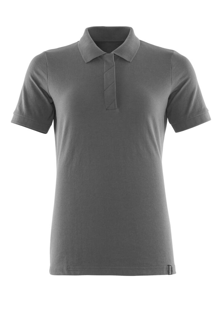 MASCOT® CROSSOVER Polo-Shirt für Damen in Dunkelanthrazit, Arbeitsbekleidung mit klassischem Polokragen, Größe 2XLONE