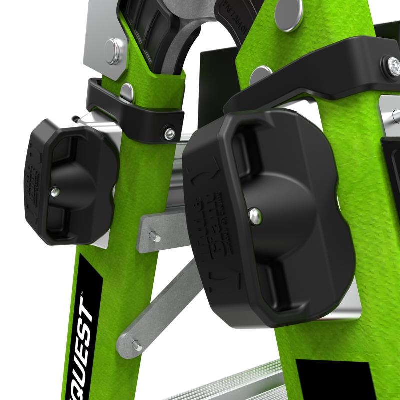 Detail CONQUEST 2.0 Fiberglas-Teleskopleiter Little Giant
