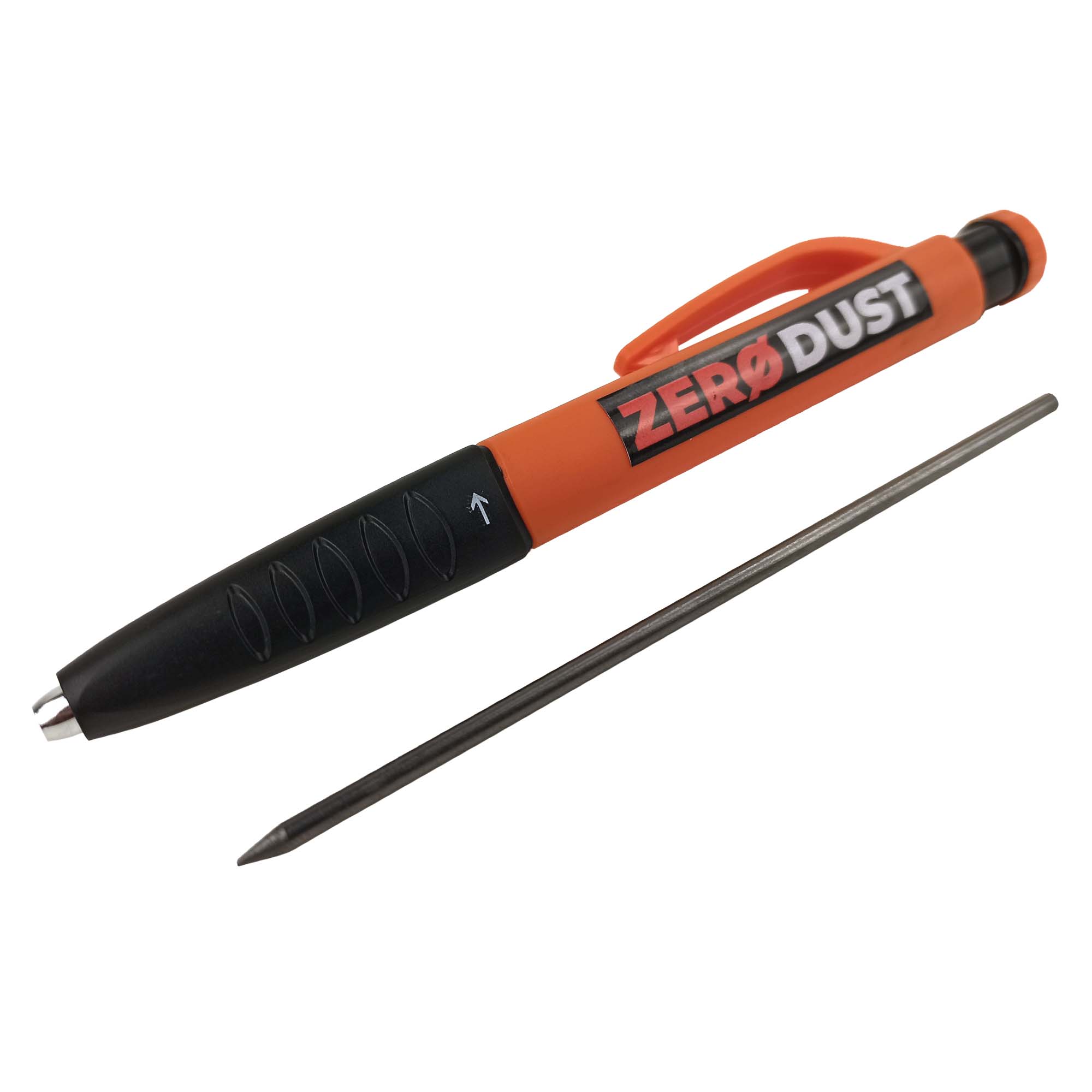 Zero Dust Tieflochmarker mit Graphitmine 2,8x120 mm orange