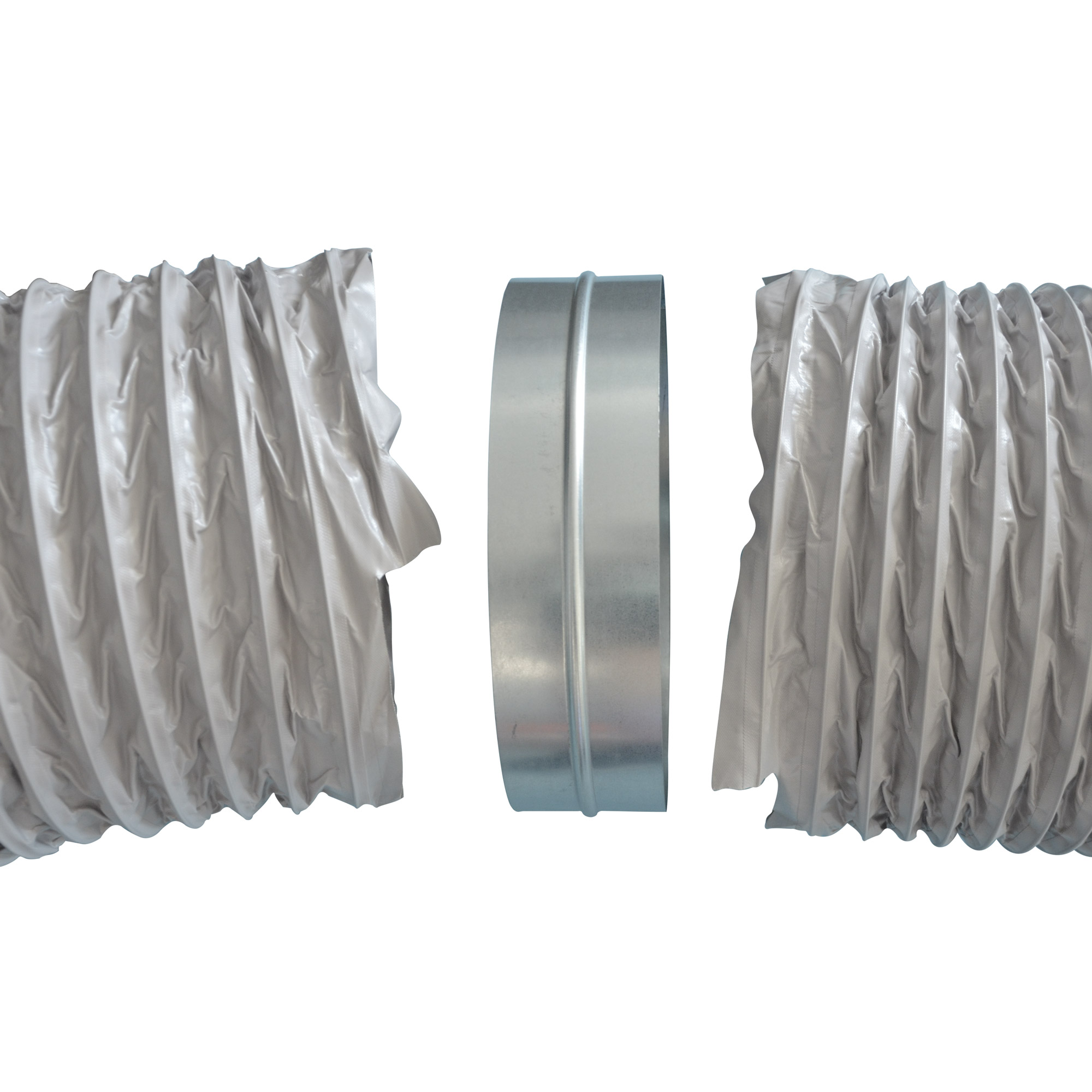 Schlauchverbinder Ø 200 mm für flexiblen Ansaugschlauch