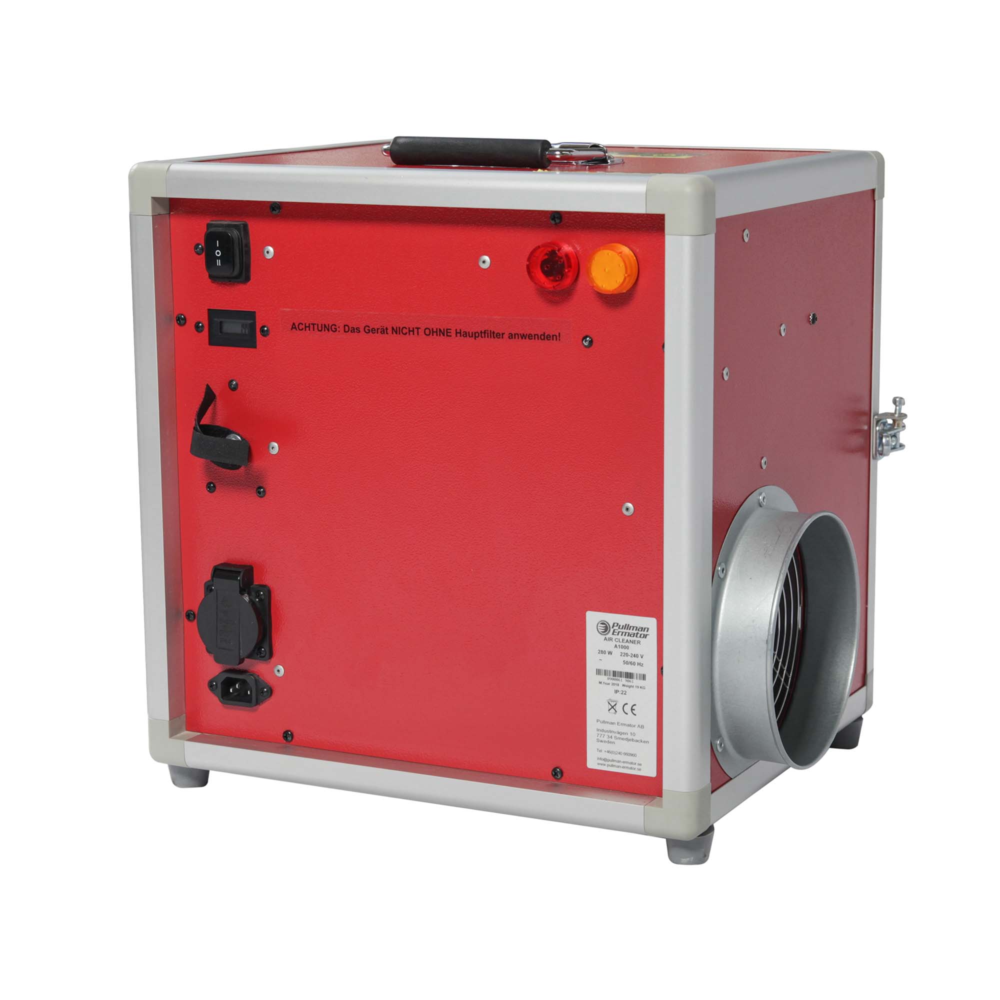 Bau-Luftreiniger Pullman Ermator A1000 mit HEPA 13 Filter