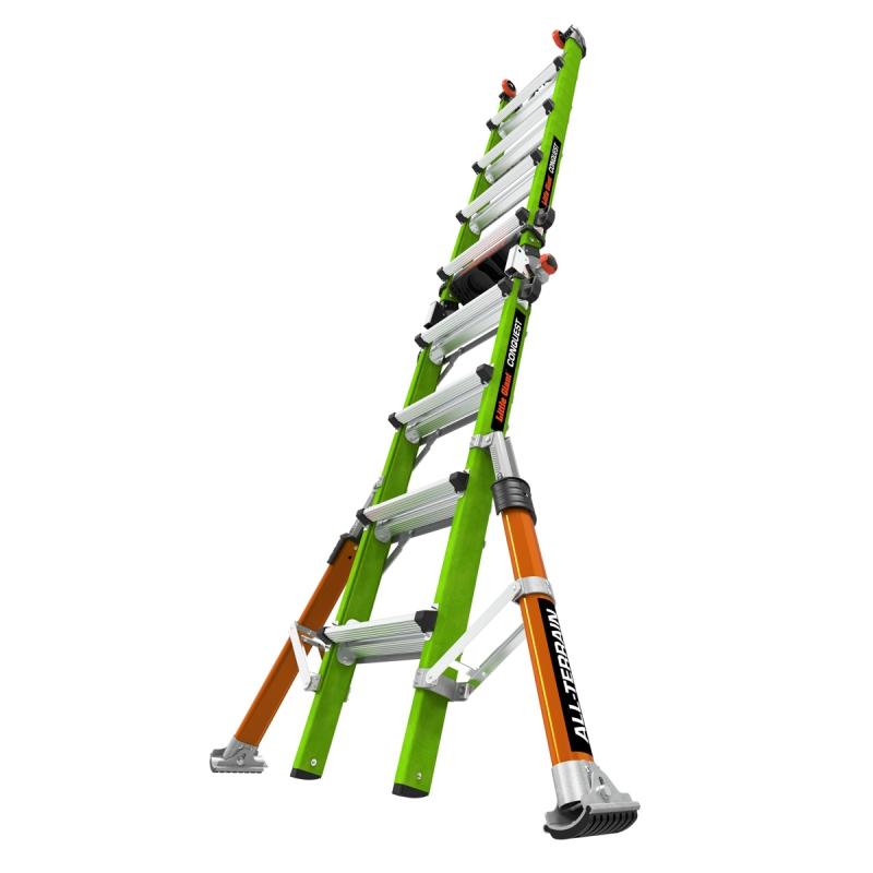 CONQUEST 2.0 All-Terrain Fiberglas Teleskopleiter Little Gia