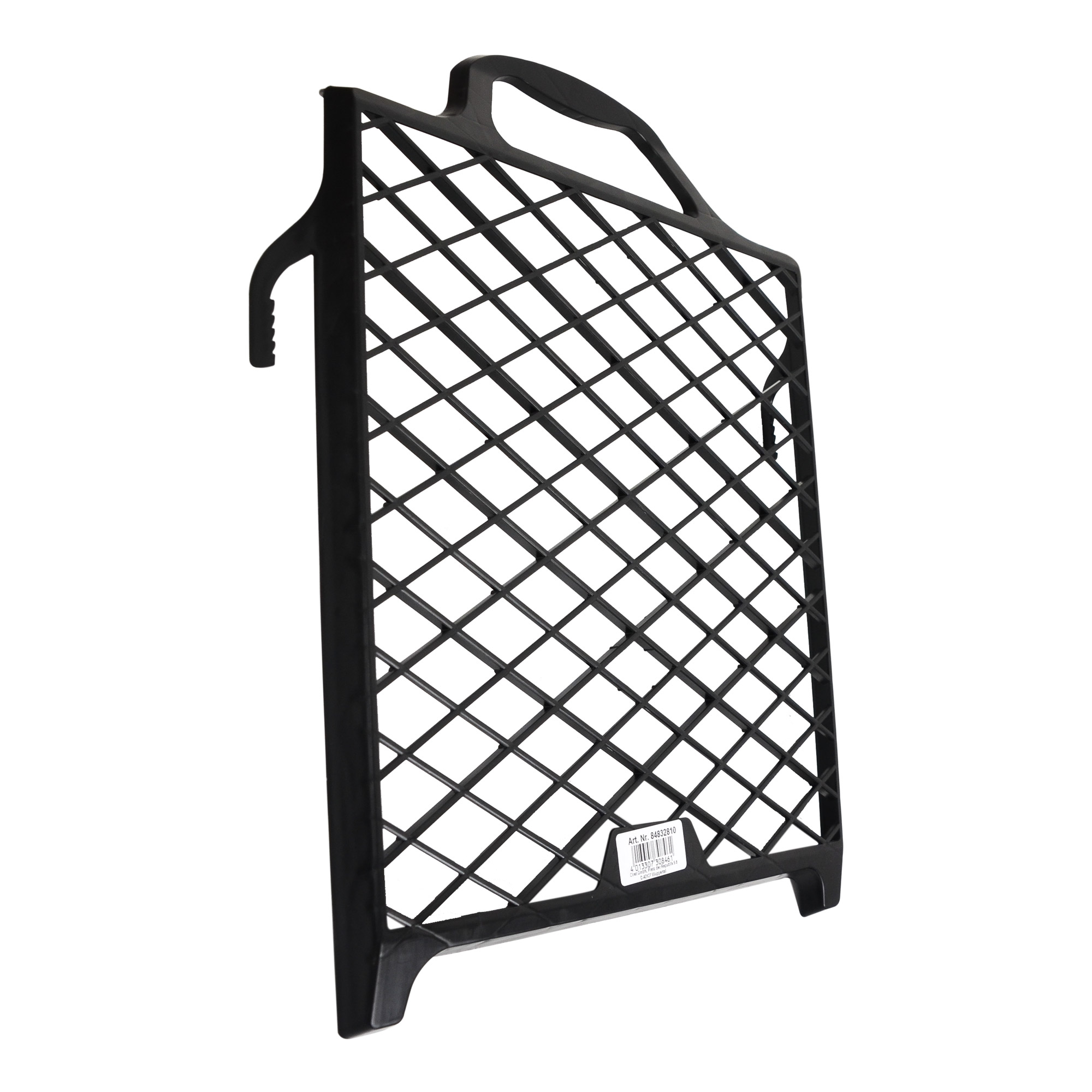 Zero Dust Abstreifgitter 27 x 29 cm aus schwarzem Kunststoff