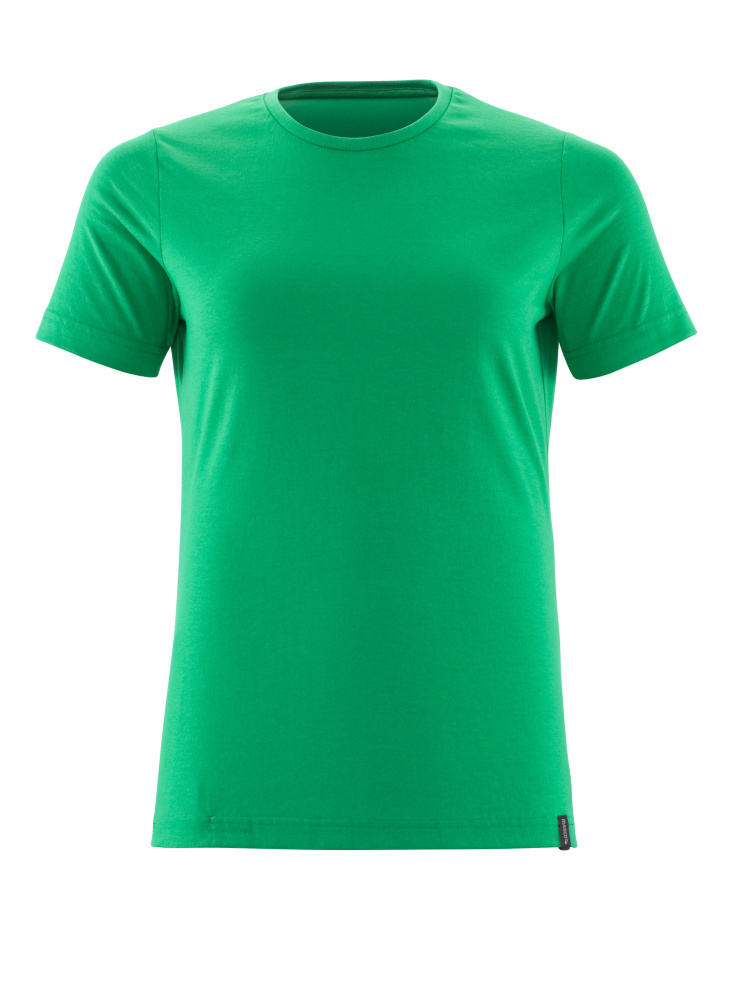 MASCOT® CROSSOVER T-Shirt für Damen in Grasgrün, Größe 2XLONE, bequeme Arbeitsbekleidung mit kurzem Arm