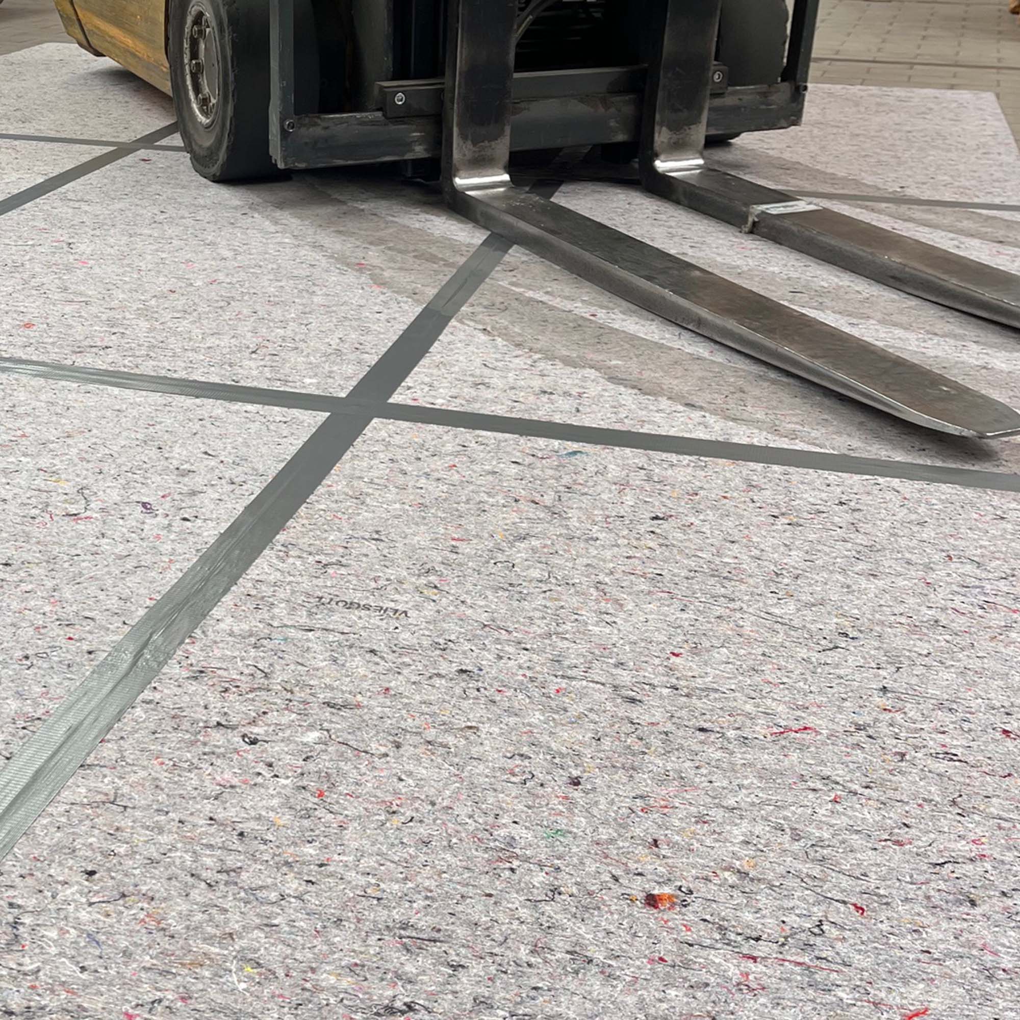 VliesGott Schutzboden Abdeckplatte 1,0 x 0,8 m unter Gabelst