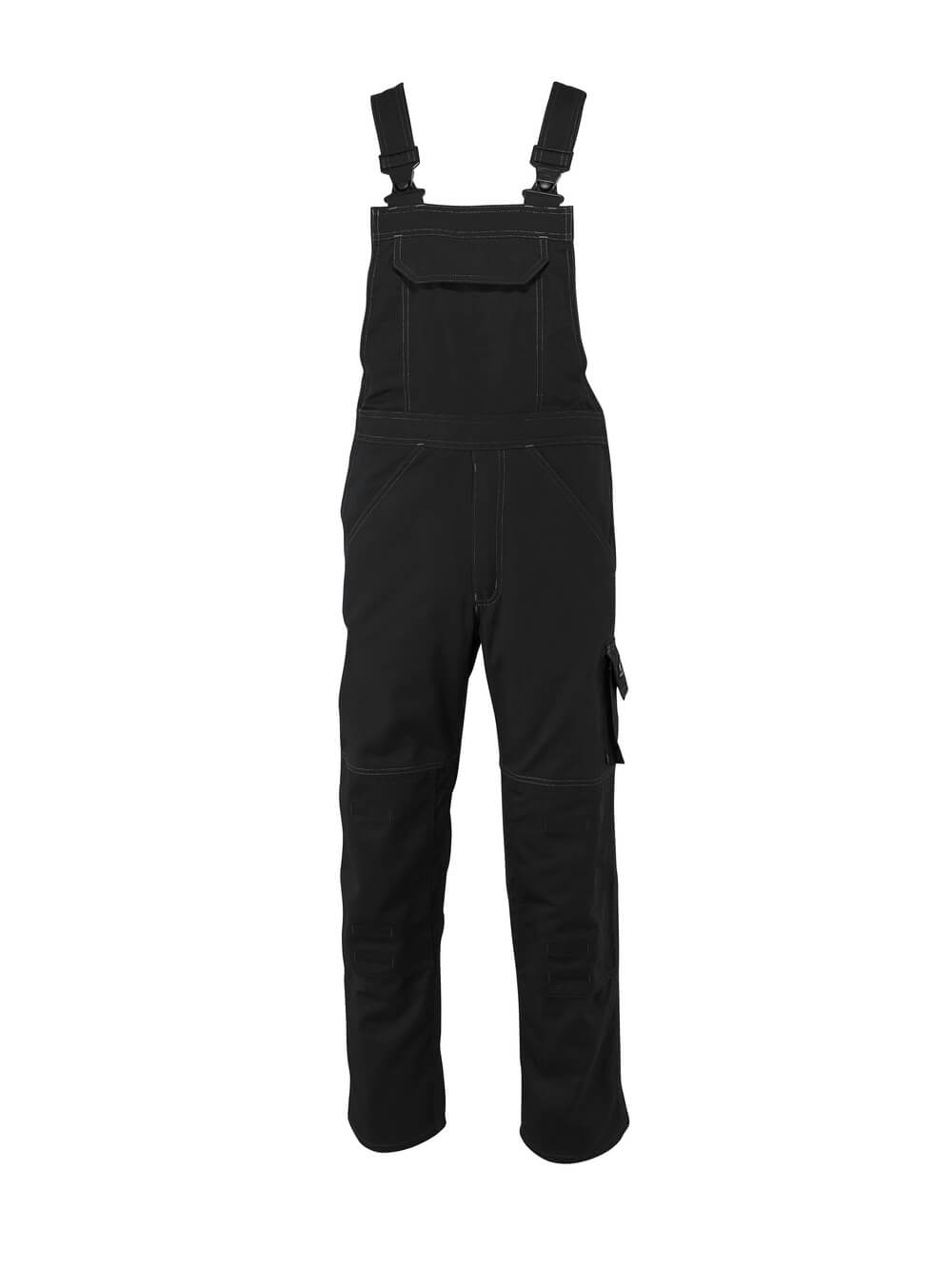 MASCOT® Newark INDUSTRY Latzhose mit Knietaschen aus leichtem Twill in Dunkelanthrazit, robuste Arbeitsbekleidung Größe 76C54