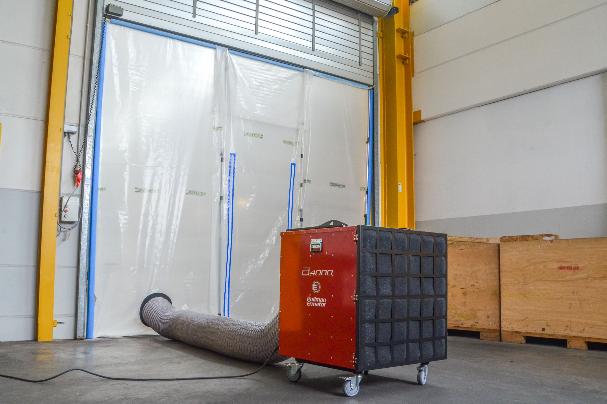 Bau-Luftreiniger Pullman Ermator A4000 mit HEPA 13 Filter