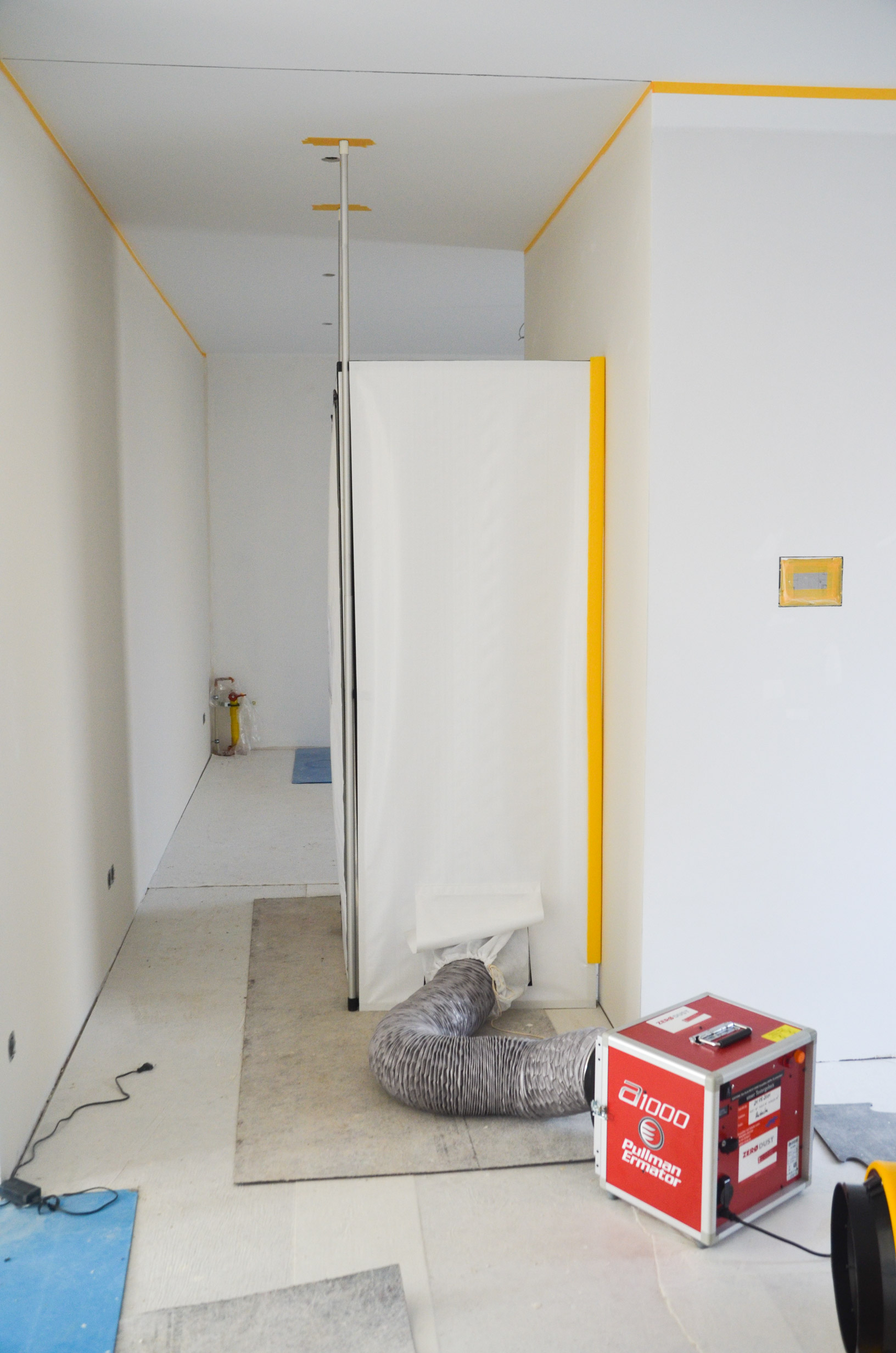 Bau-Luftreiniger Pullman Ermator A1000 mit HEPA 13 Filter im