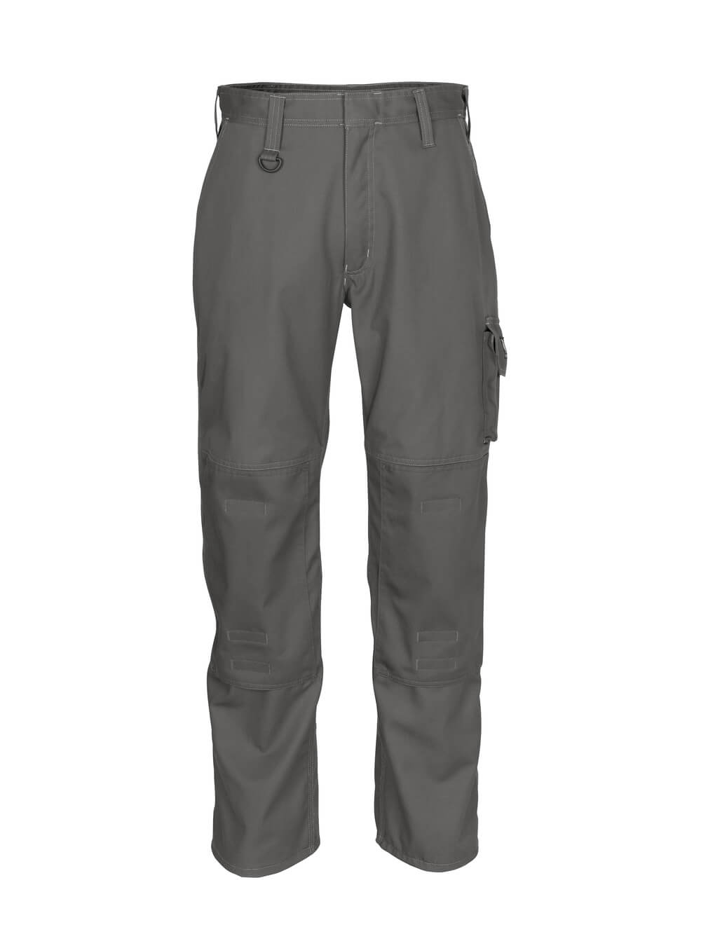 MASCOT® Biloxi INDUSTRY Arbeitshose mit Knietaschen, robuste Baumwollhose in Schwarz mit Seitentaschen, geeignet für Handwerk und Industrie, Größe 82C48