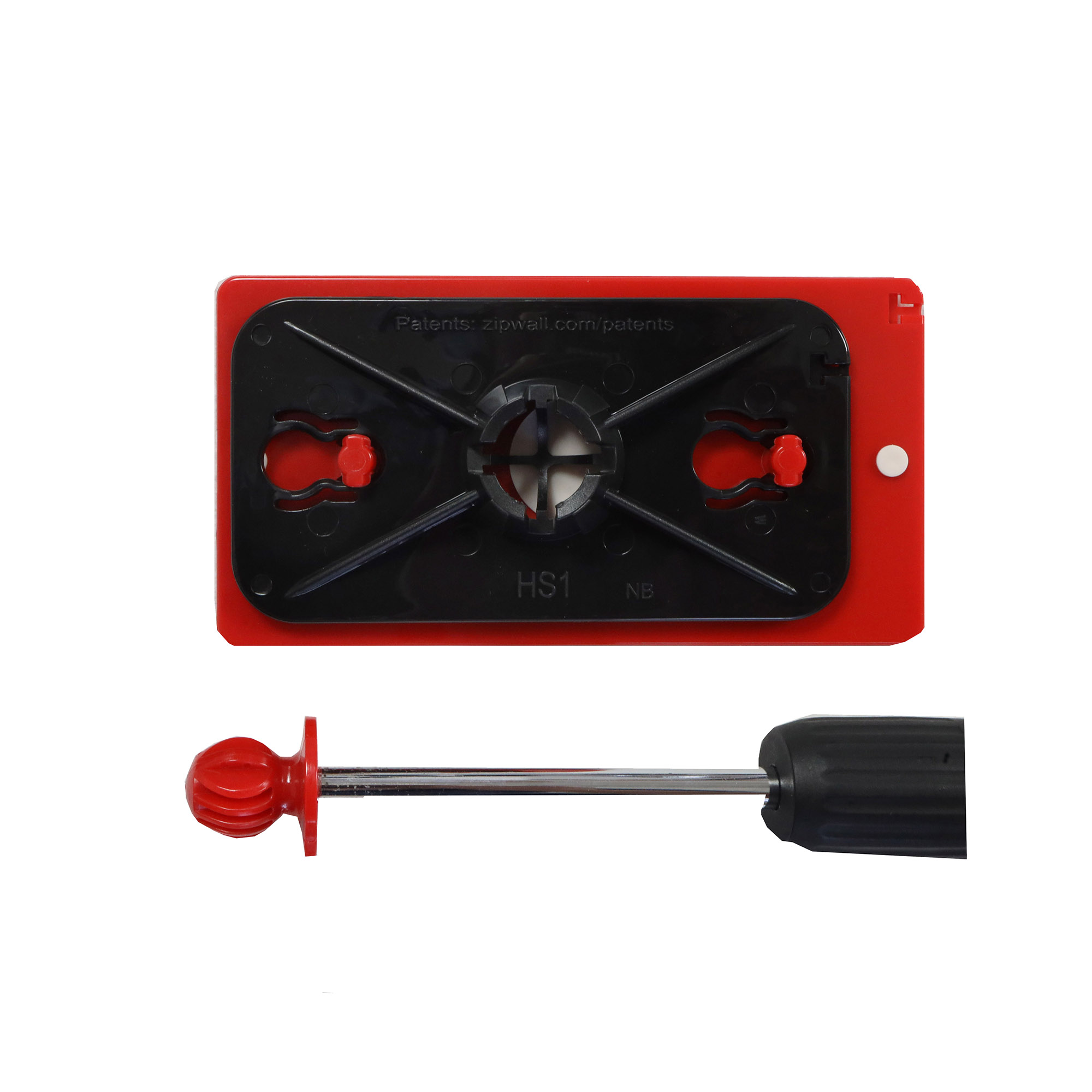 ZipWall Staubschutzwand Kopfplatte für Teleskopstangen