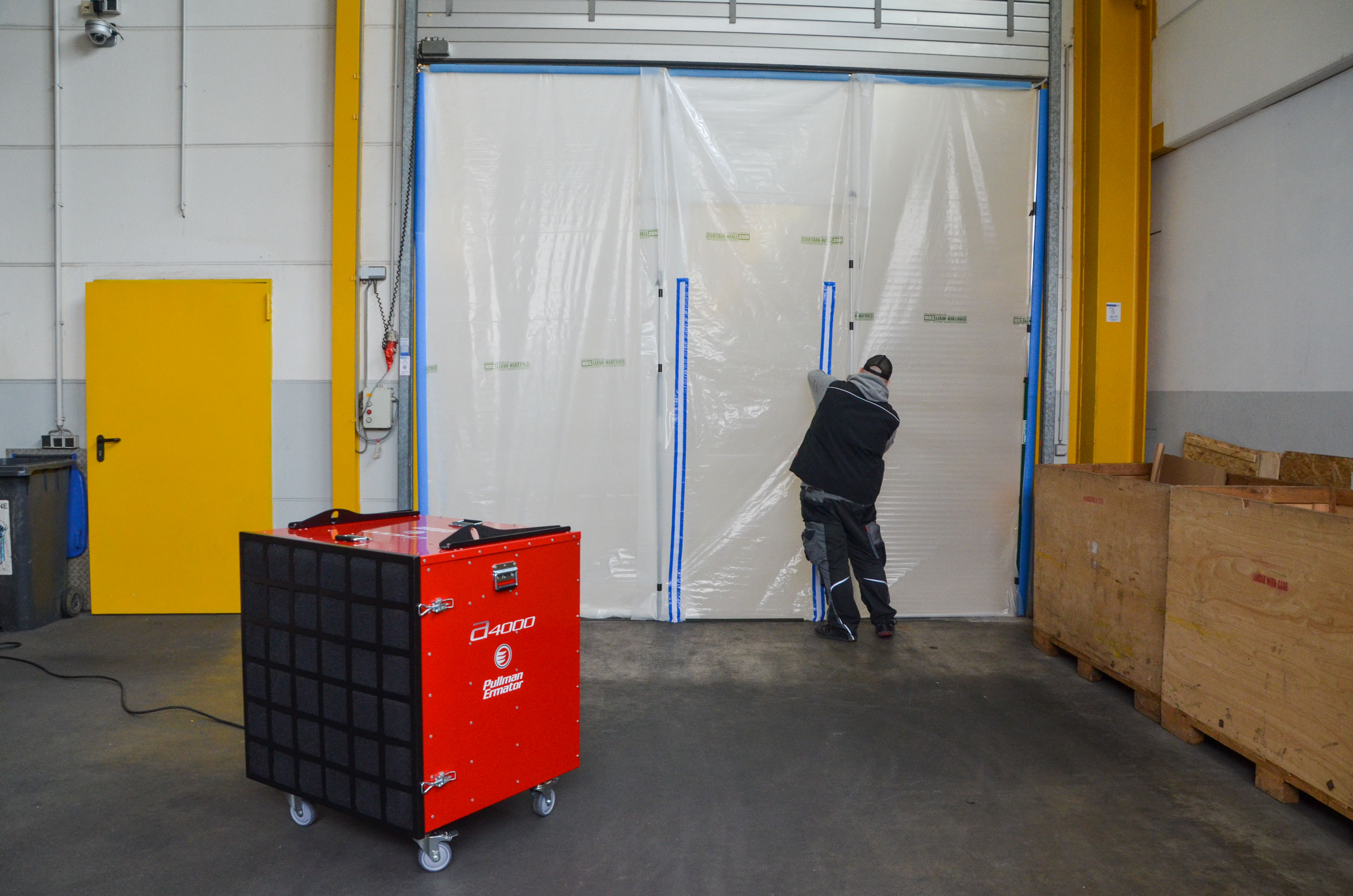 Bau-Luftreiniger Pullman Ermator A4000 mit HEPA 13 Filter