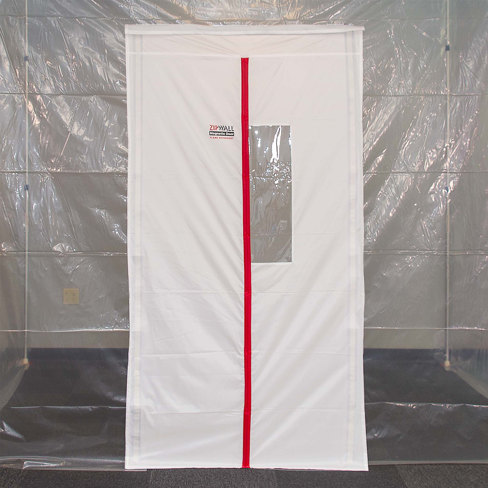 ZipWall Magnettür flammhemmende Staubschutztür für breite Tü