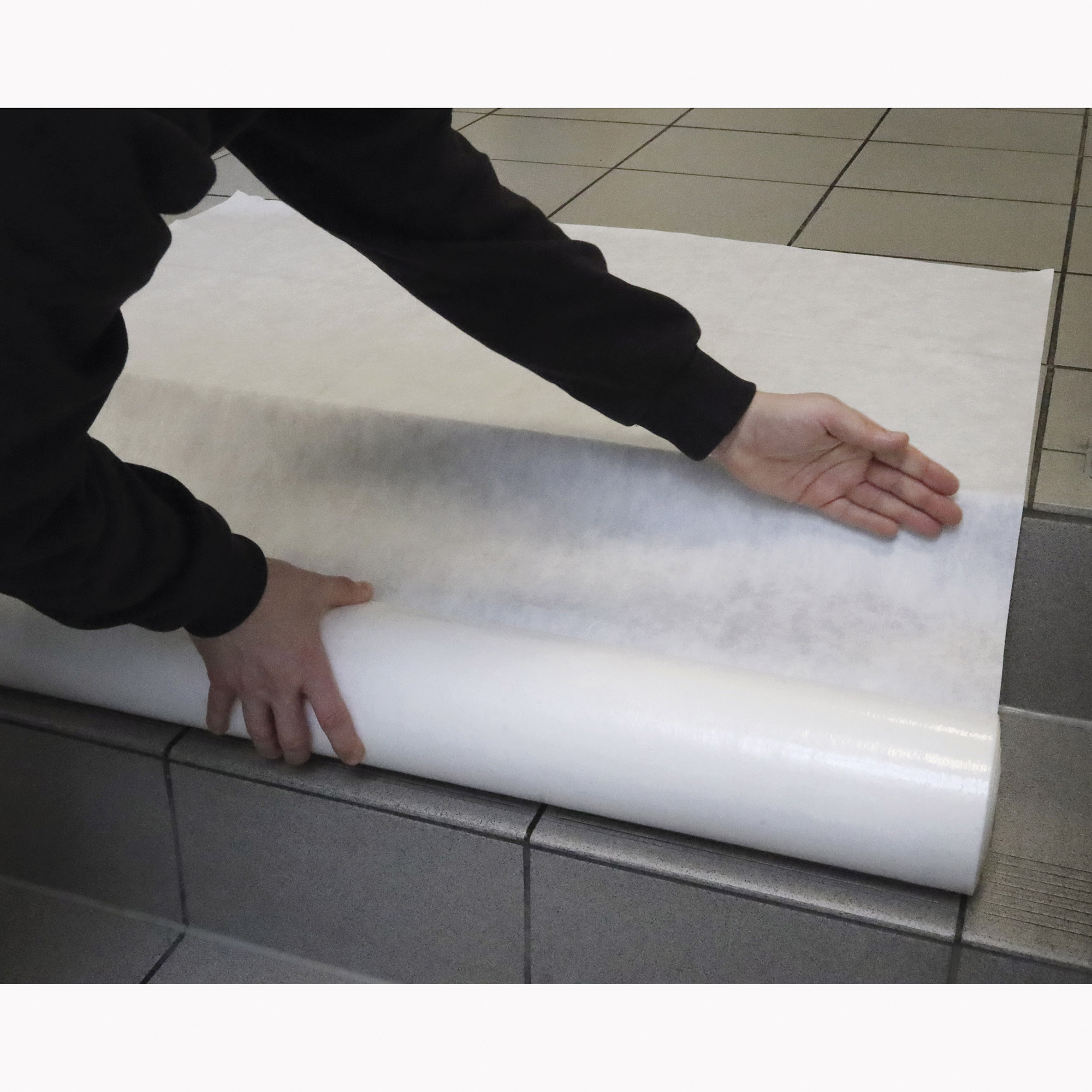 Zero Dust TreppKit easy selbstklebendes Treppenschutzvlies