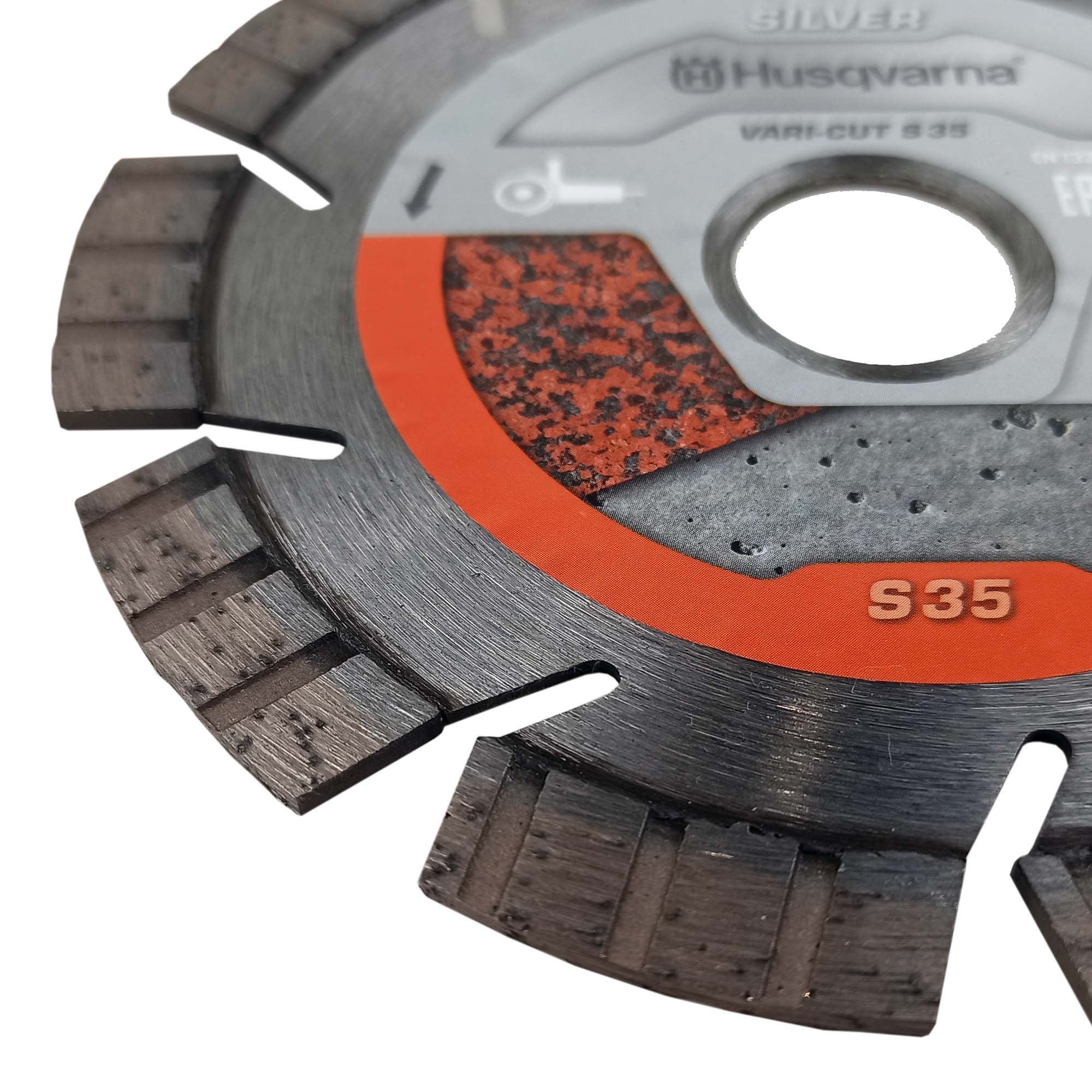 Husqvarna VARI-CUT S35 125mm Silber Diamanttrennscheibe