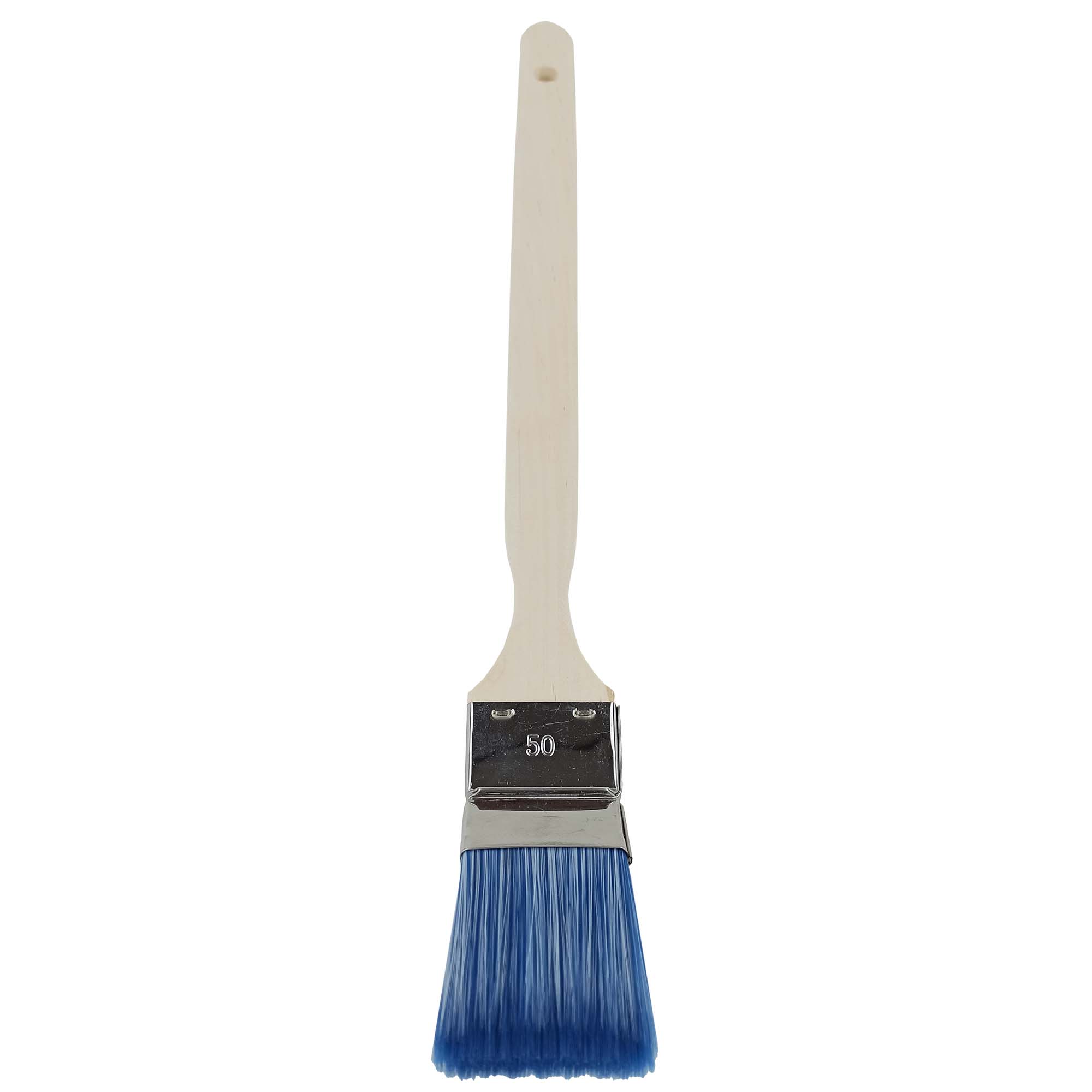 SolidPro L Eckenpinsel 50 mm mit blauer Kunstborste