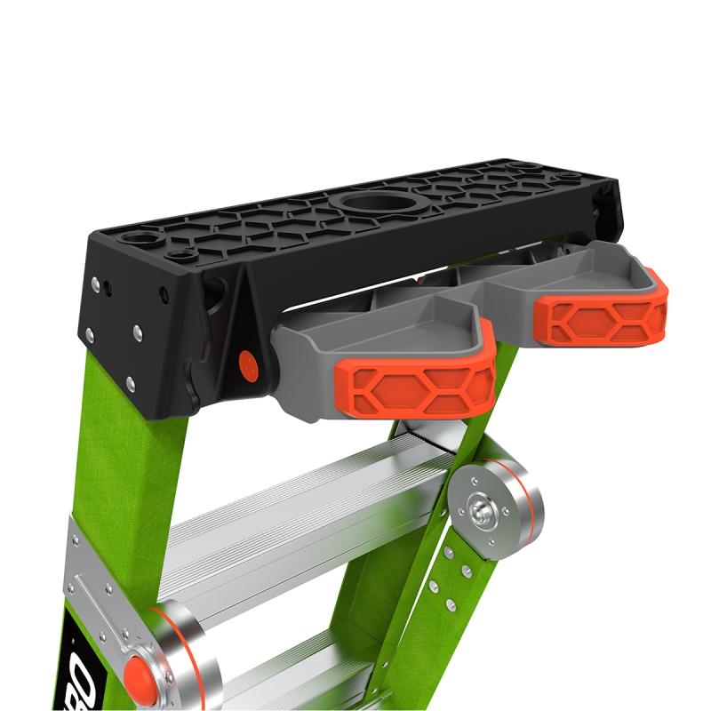 Werkzeugablage der King Kombo 3-in-1 Fiberglasleiter