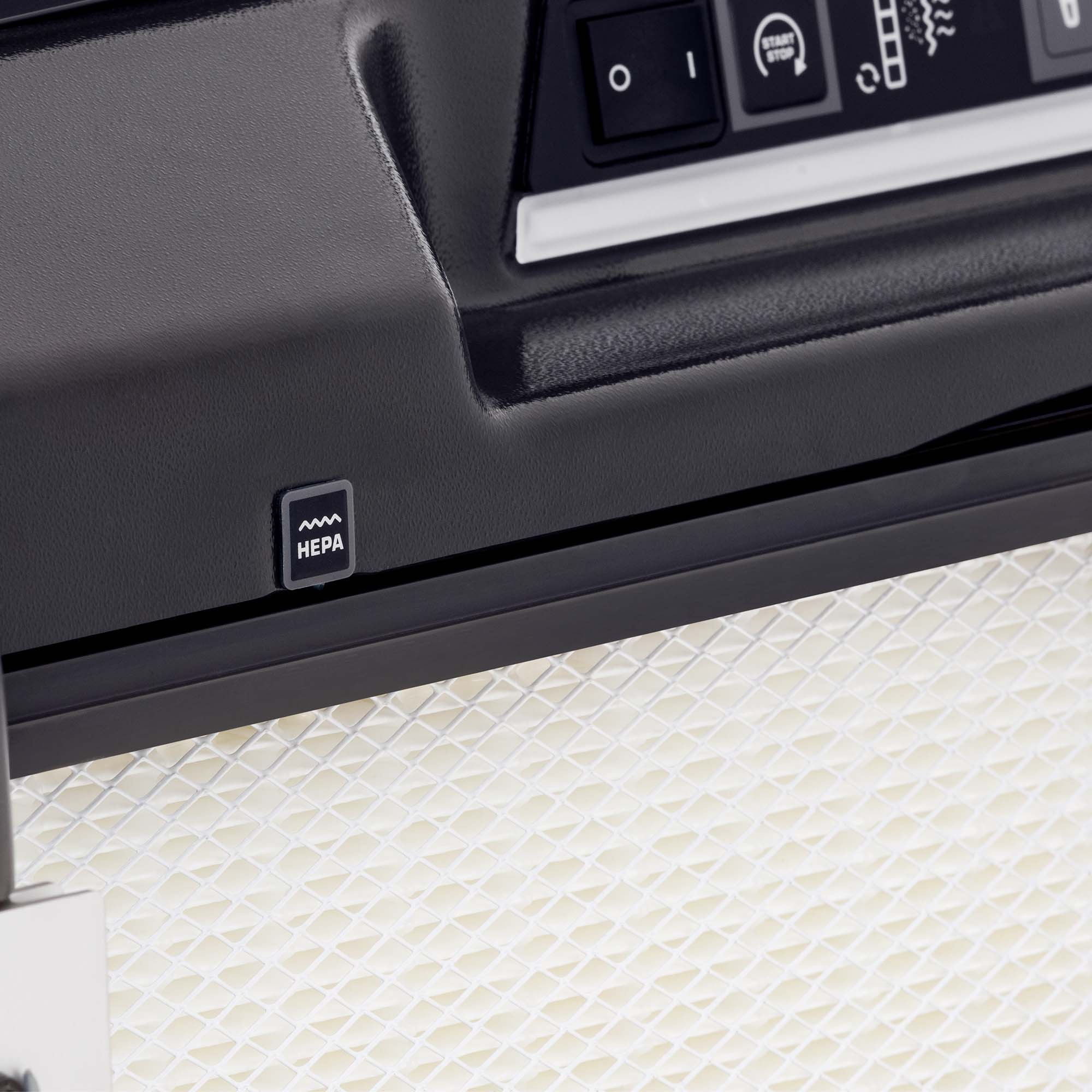 Detailansicht HEPA 13 Filter am Husqvarna A100 Luftreiniger