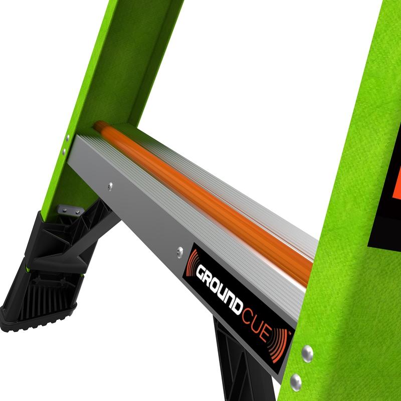 KING KOMBO 3-in-1 Fiberglasleiter mit Ground Cue Fuß