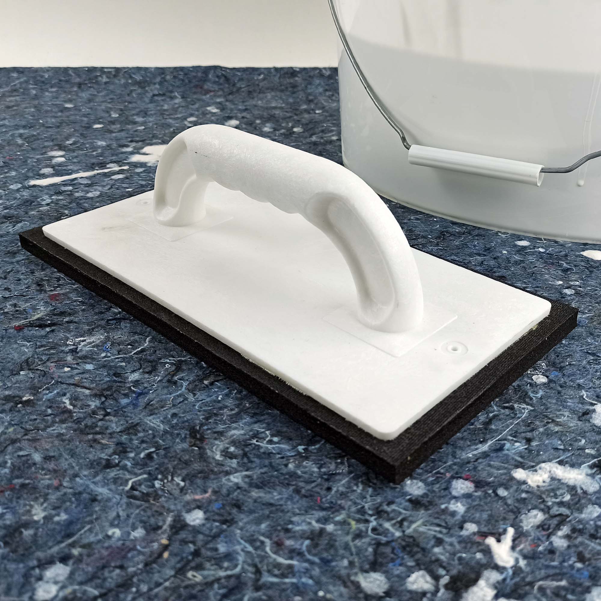 Reibebrett mit 9 mm Moosgummibelag 280 x 140 mm von Zero Dus