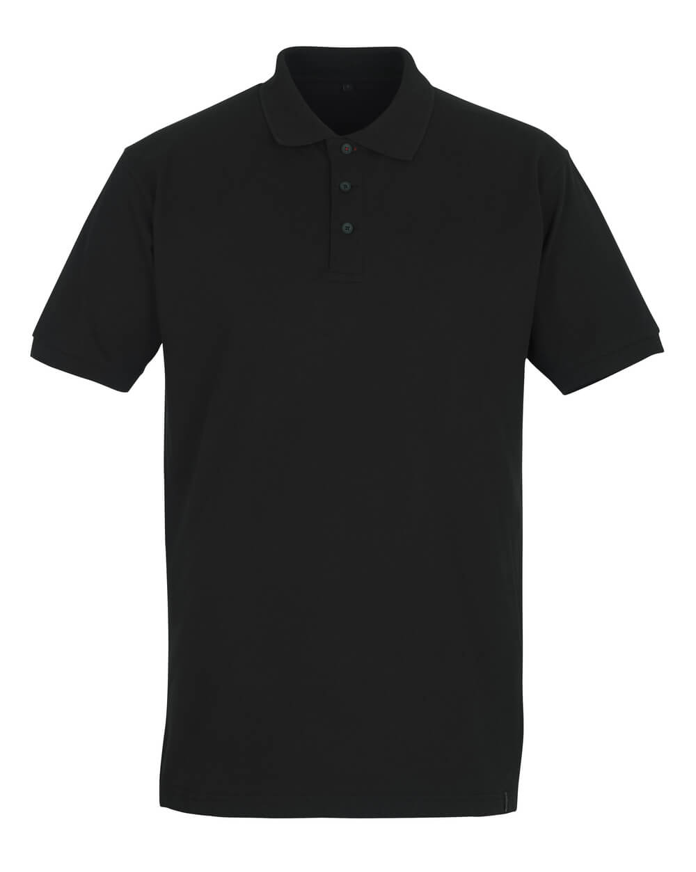 Schwarzes MASCOT® Soroni CROSSOVER Polo-Shirt in Größe 2XL, funktionelle Arbeitsbekleidung mit Kurzarm und Knopfleiste