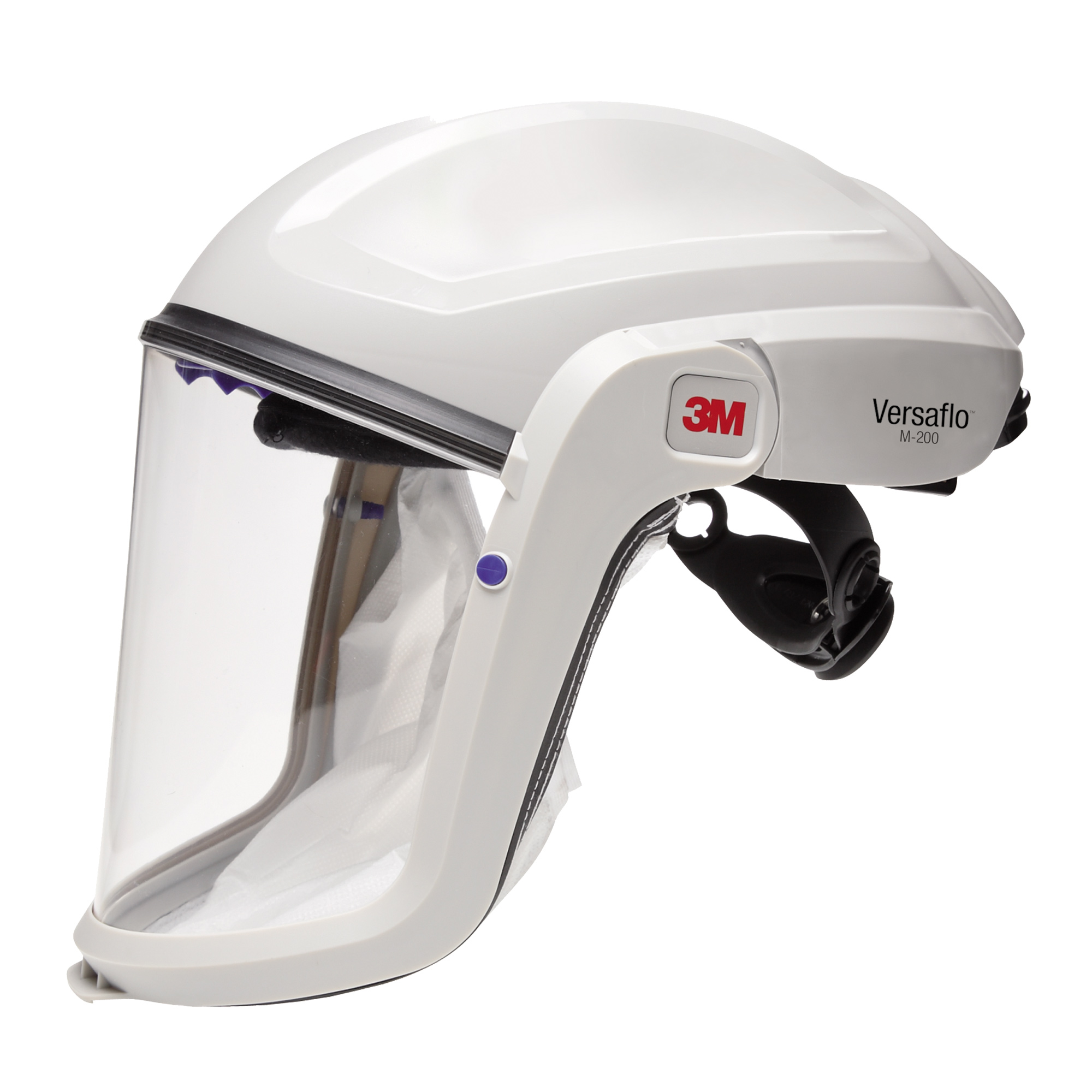 3M Versaflo M-207 Visier-Kopfteil mit schwer entflammbarer A