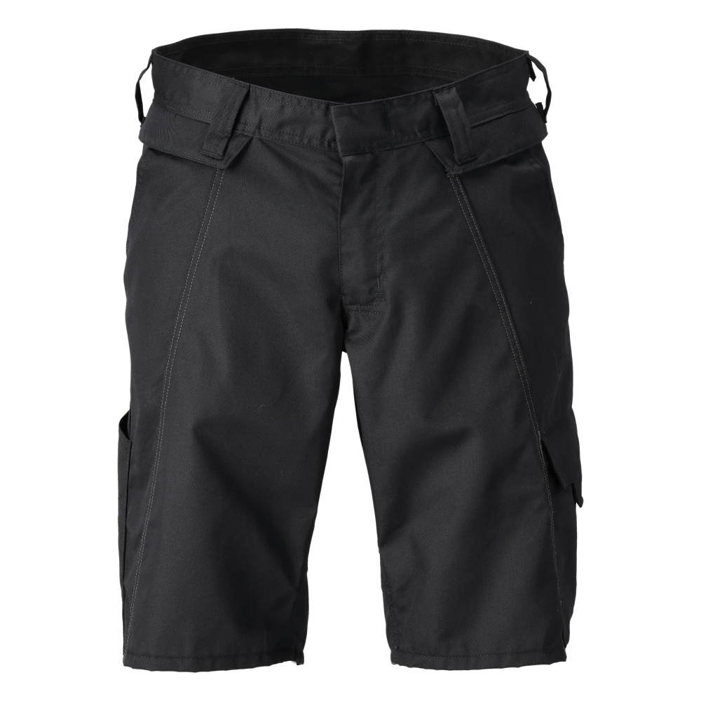 Schwarze MASCOT® ACCELERATE Shorts in Größe C42, robuste kurze Arbeitshose für Handwerk und Industrie mit praktischen Taschen