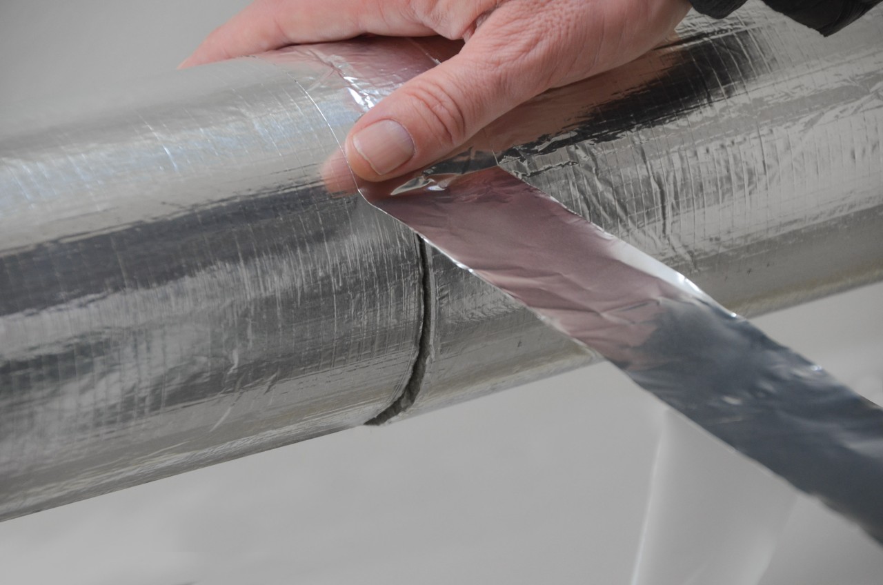 Reinaluminium Klebeband für alukaschierte Rohrisolierung