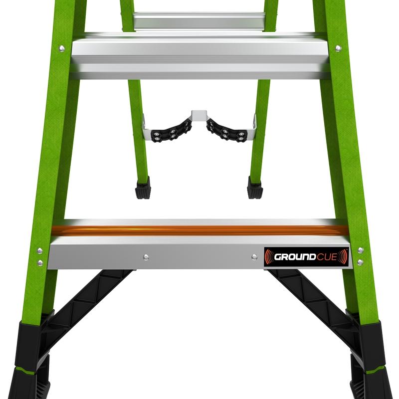 KING KOMBO 3-in-1 Fiberglasleiter 5+4 Stufen, Detailansicht