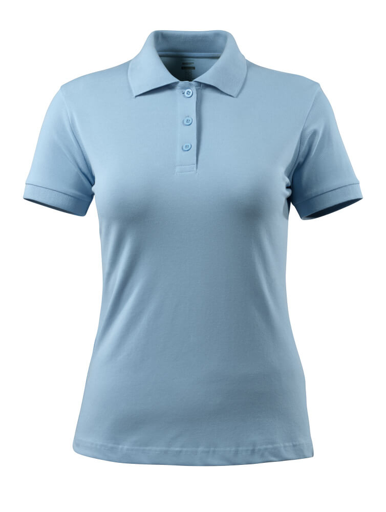 MASCOT® Grasse CROSSOVER Polo-Shirt für Damen in figurbetonter Passform, Arbeitsbekleidung in Grün, Größe L, Frontansicht