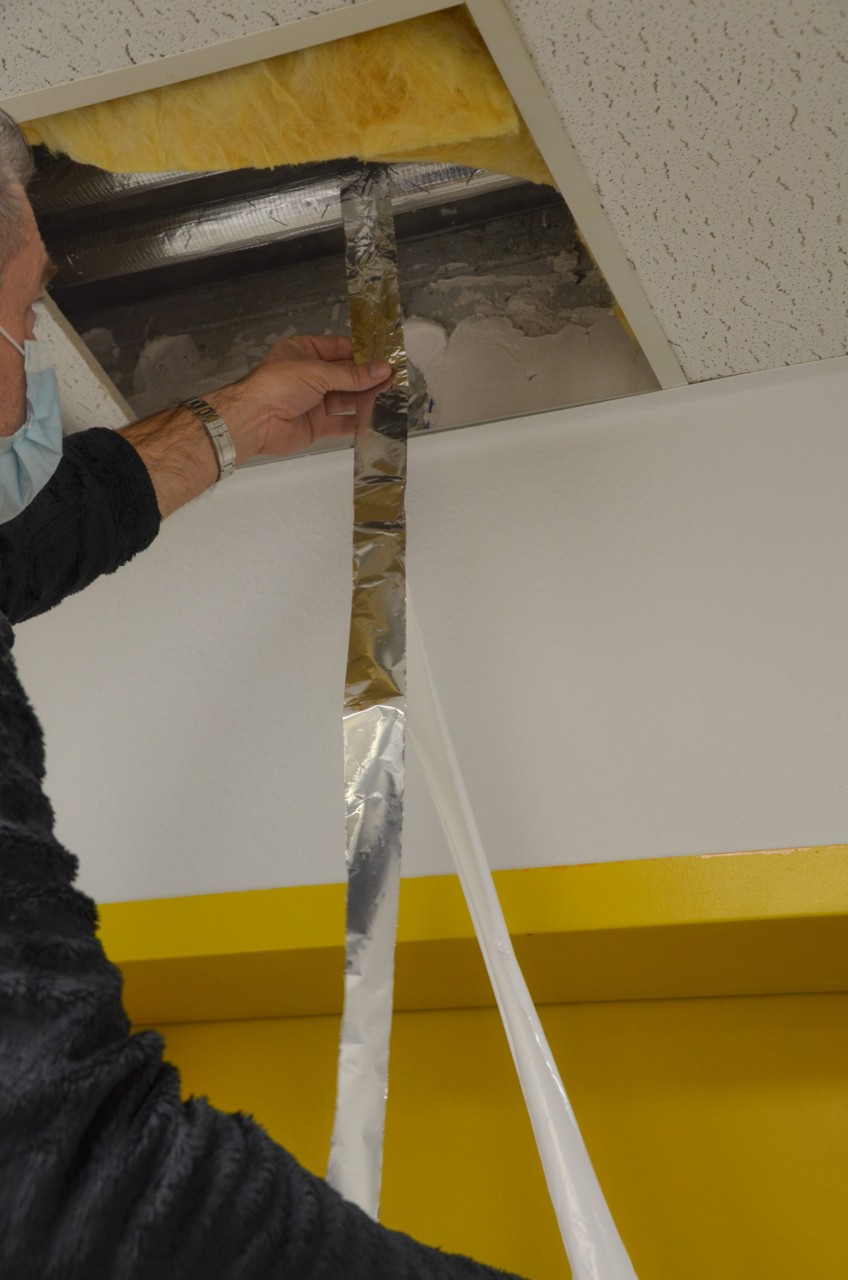 Reinaluminium Klebeband für alukaschierte Rohrisolierung