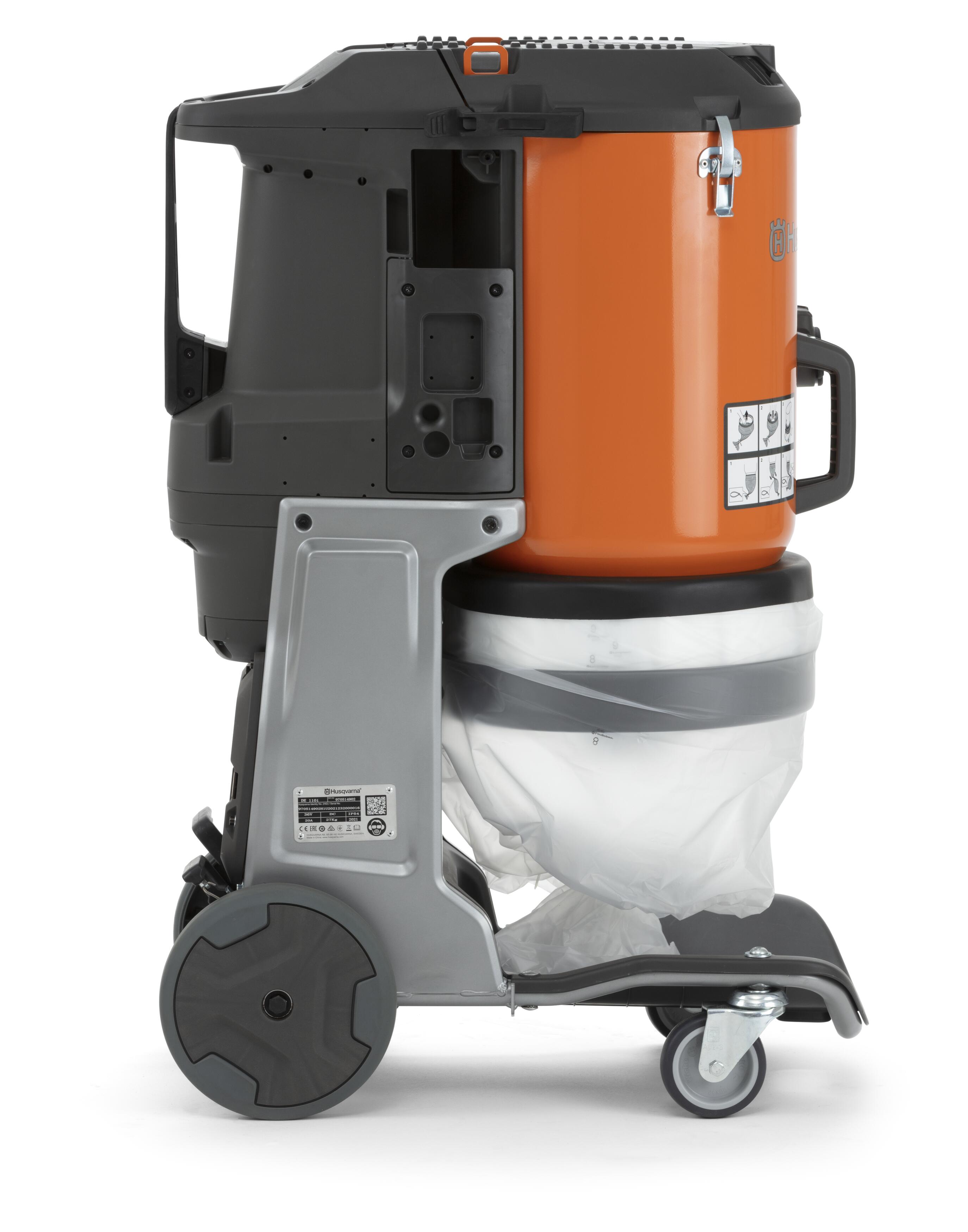 Husqvarna DE110i mobiler Akku Staubsauger mit HEPA H13