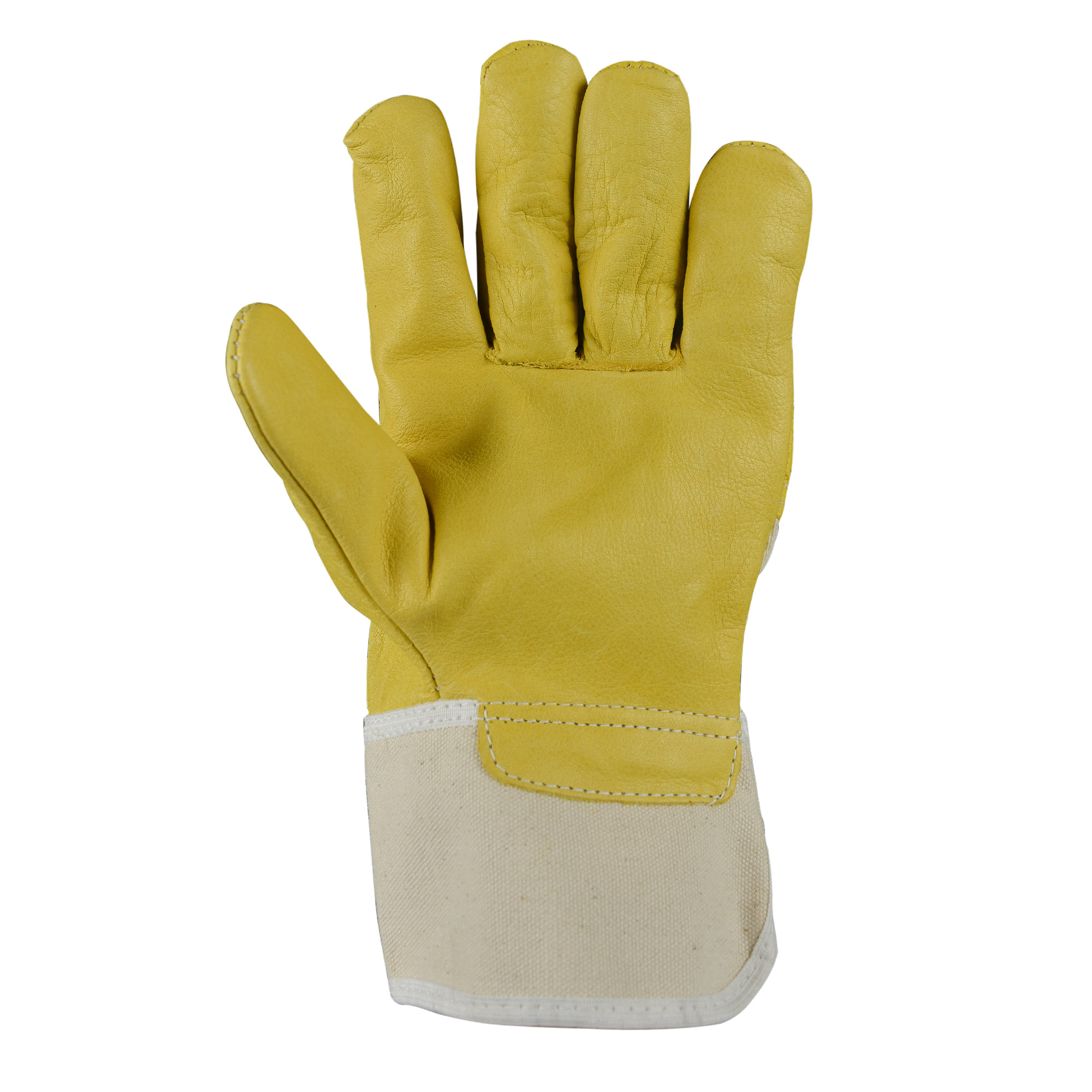 Zero Dust Arbeitshandschuh Vollleder Größe 10 gelb/grau