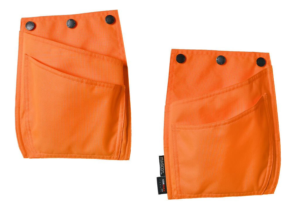 MASCOT® COMPLETE Hängetaschen in Hi-vis Orange ONE, robuste anknöpfbare Werkzeugtaschen als Zubehör für Arbeitskleidung