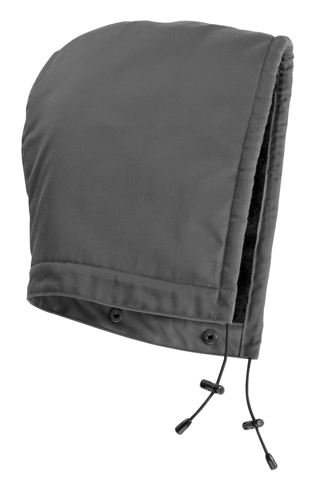 MASCOT® MacKenzie COMPLETE Kapuze in Anthrazit, ONE Size, abnehmbare Kapuze als Zubehör für Arbeitsjacken mit Kordelzug und Druckknöpfen