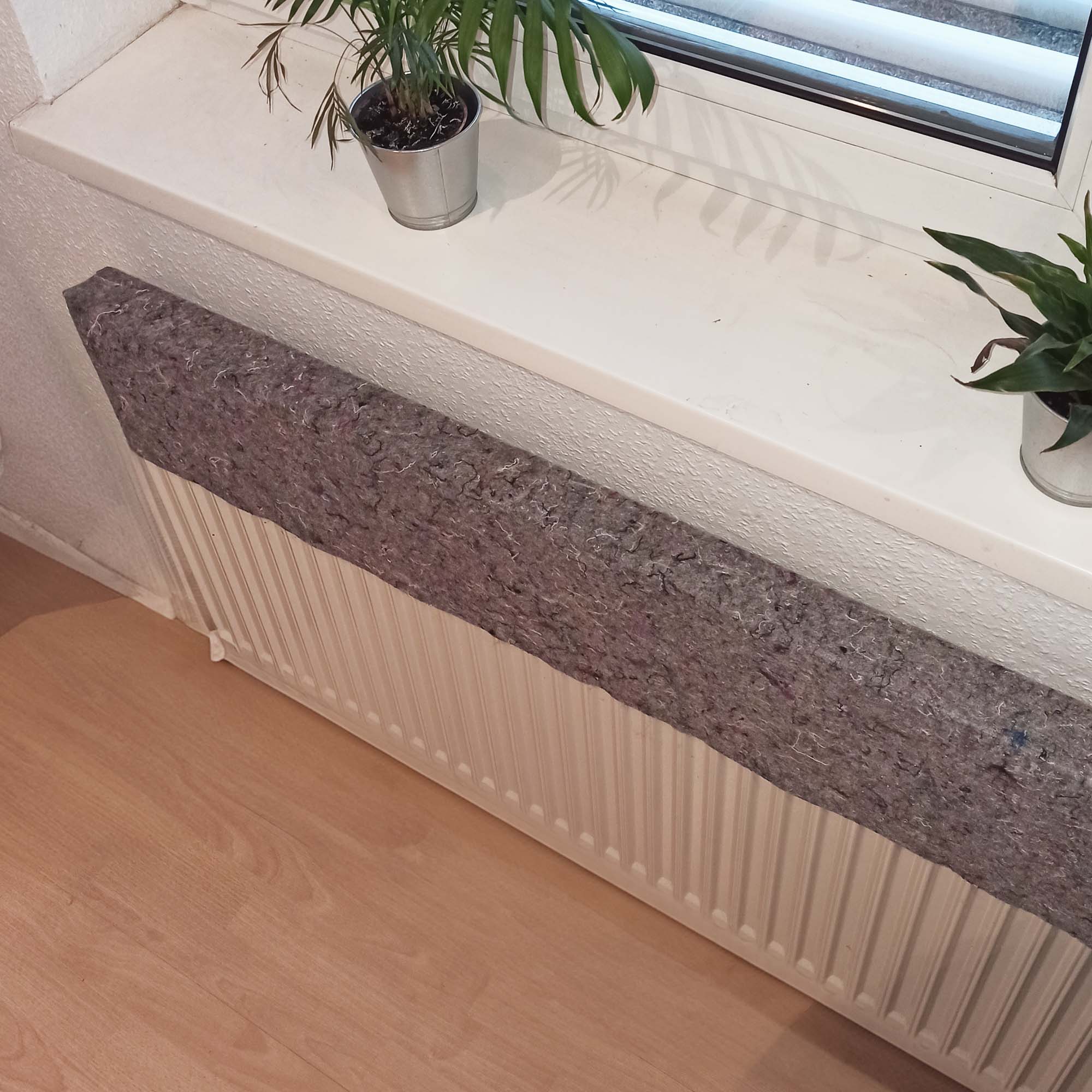 Zero Dust TSV Treppenschutzvlies grau 33 cm x 25 m auf Heizu