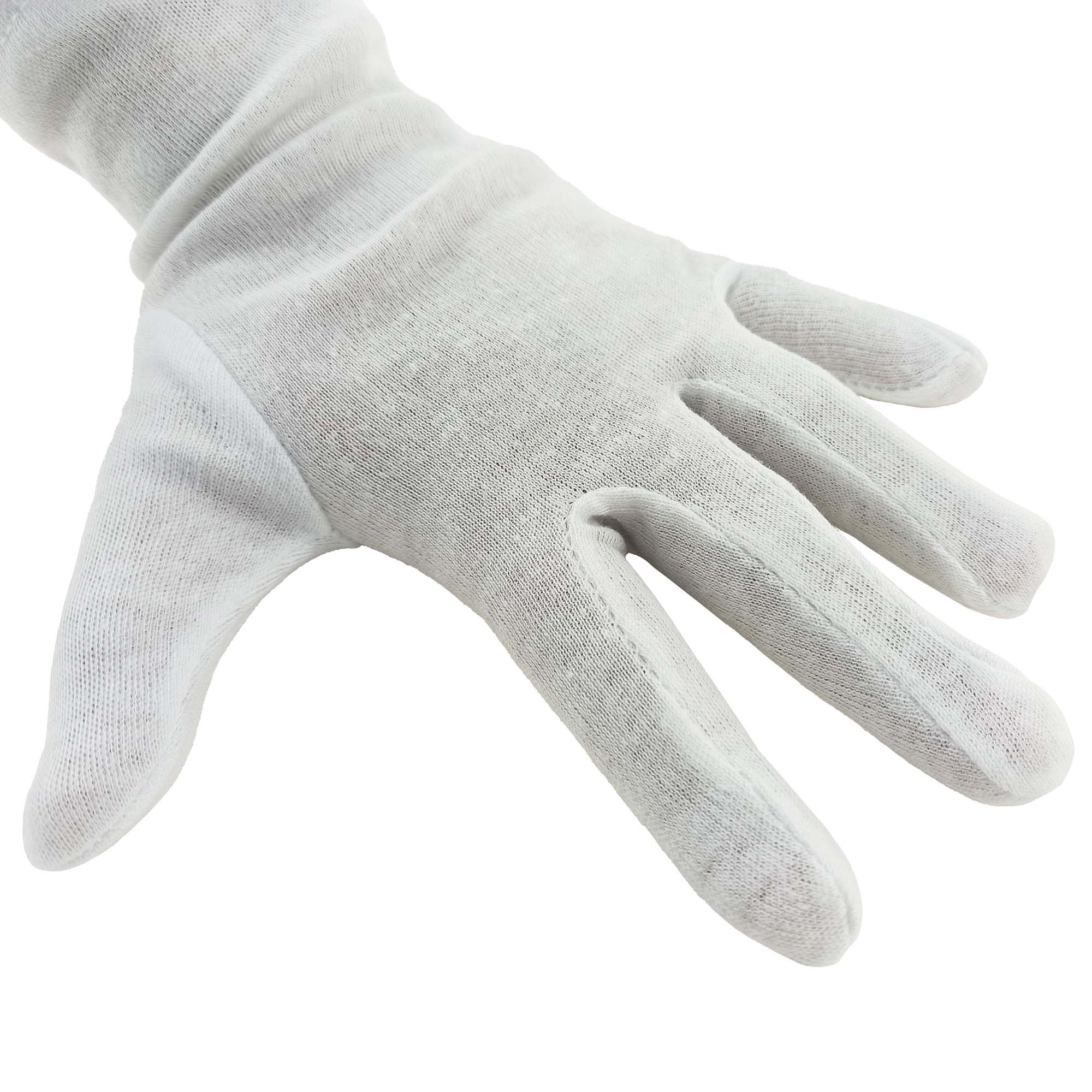 Zero Dust Baumwollhandschuh Blanc weiß Größe XL