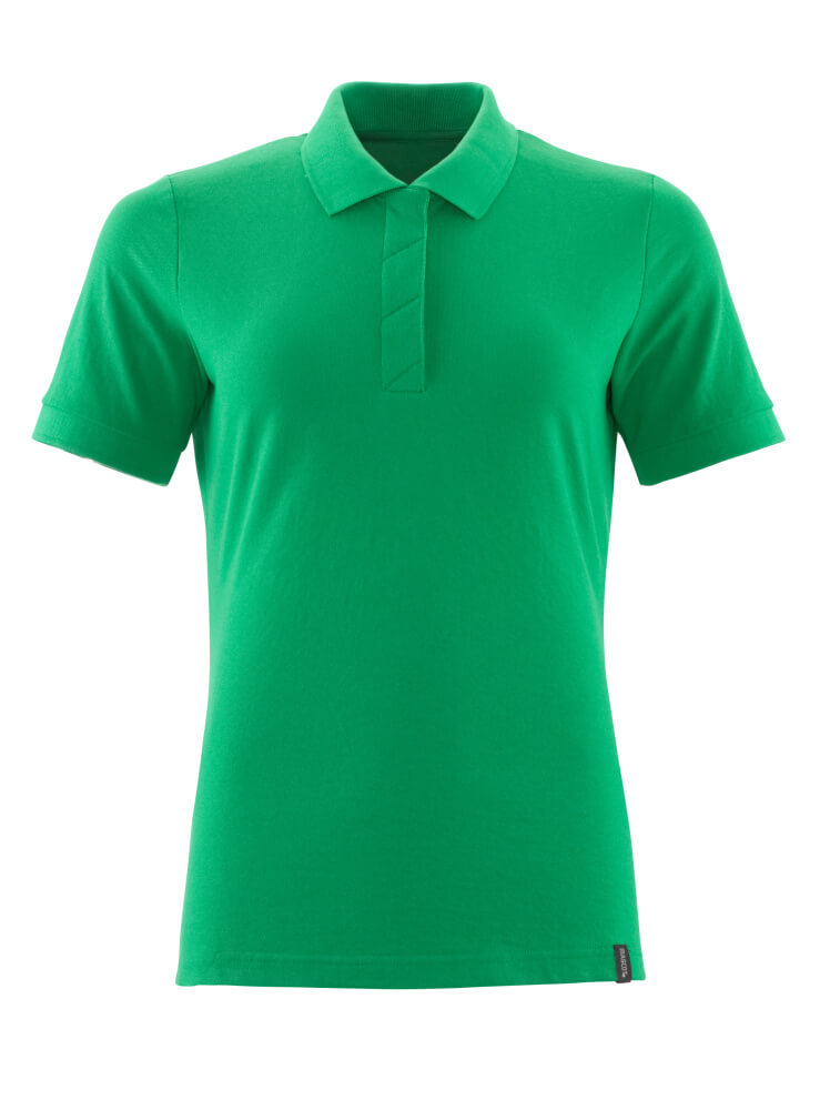 MASCOT® CROSSOVER Polo-Shirt in Grasgrün, Damenpassform, Größe 2XLONE, bequeme Arbeitsbekleidung mit kurzem Arm und Polokragen
