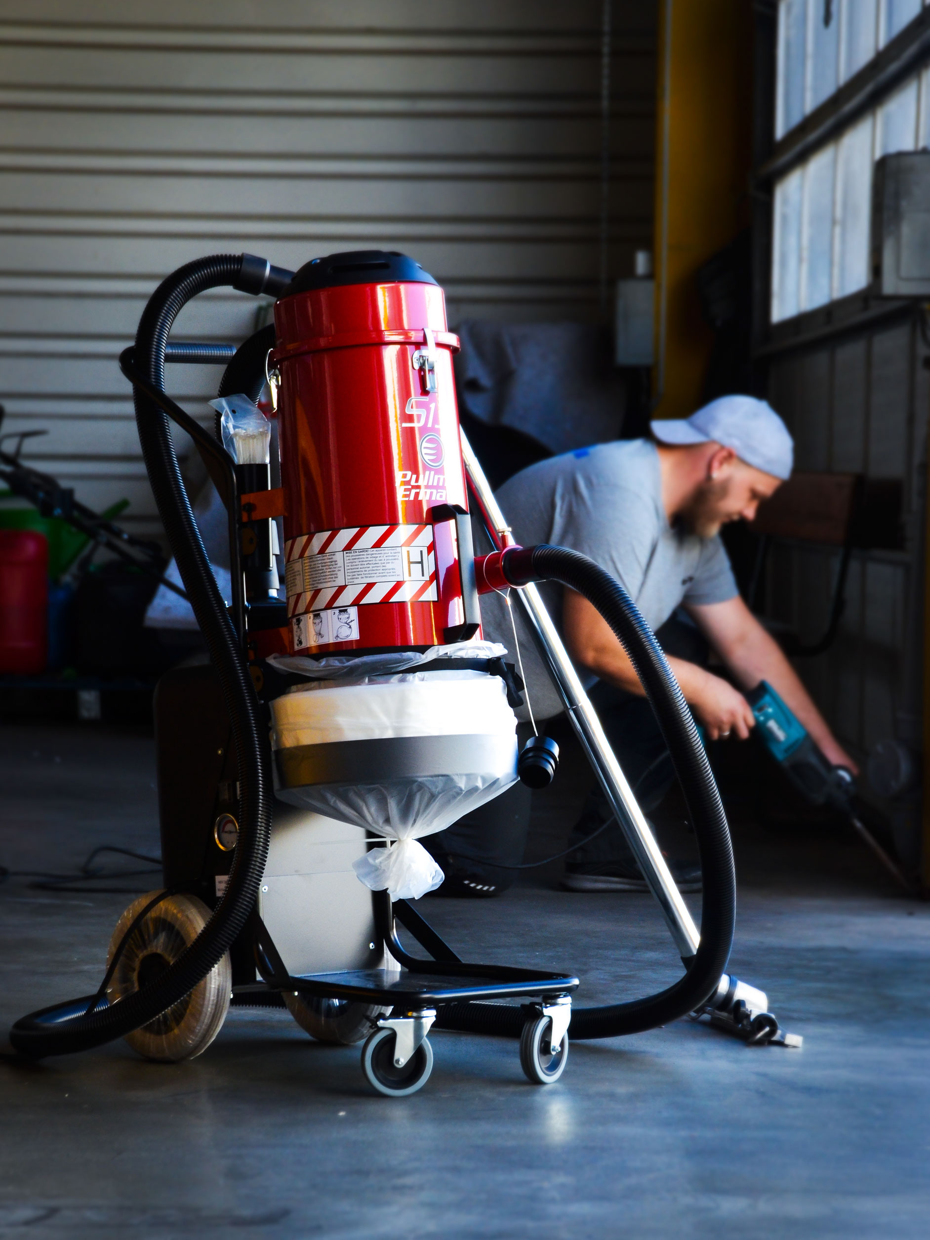 Mobiler Pullman Ermator S13 Staubsauger mit HEPA H13 Filter