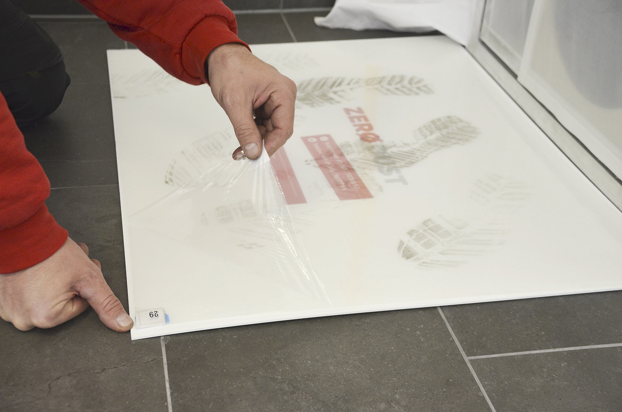 Zero Dust Schmutzschleuse Schmutzfangmatte 61x76 cm mit 30 F